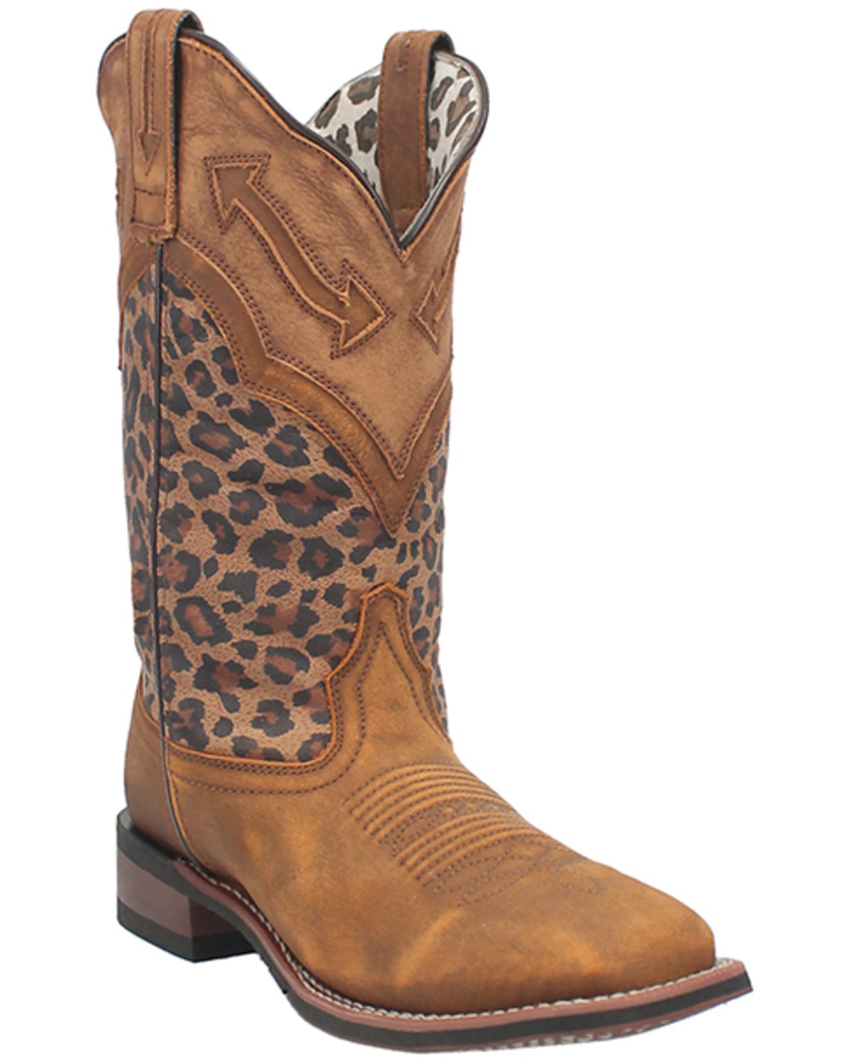 Laredo Women's Wild Arrow Western Performance Boots - Broad Square Toe