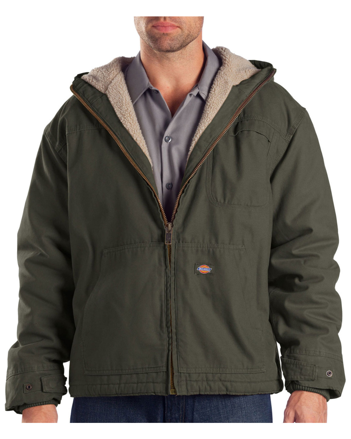Dickies Hooded Sherpa Lined Work Jacket Boot Barn