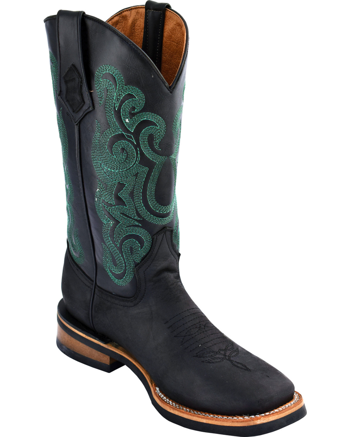 Men's ferrini boots square toe clearance