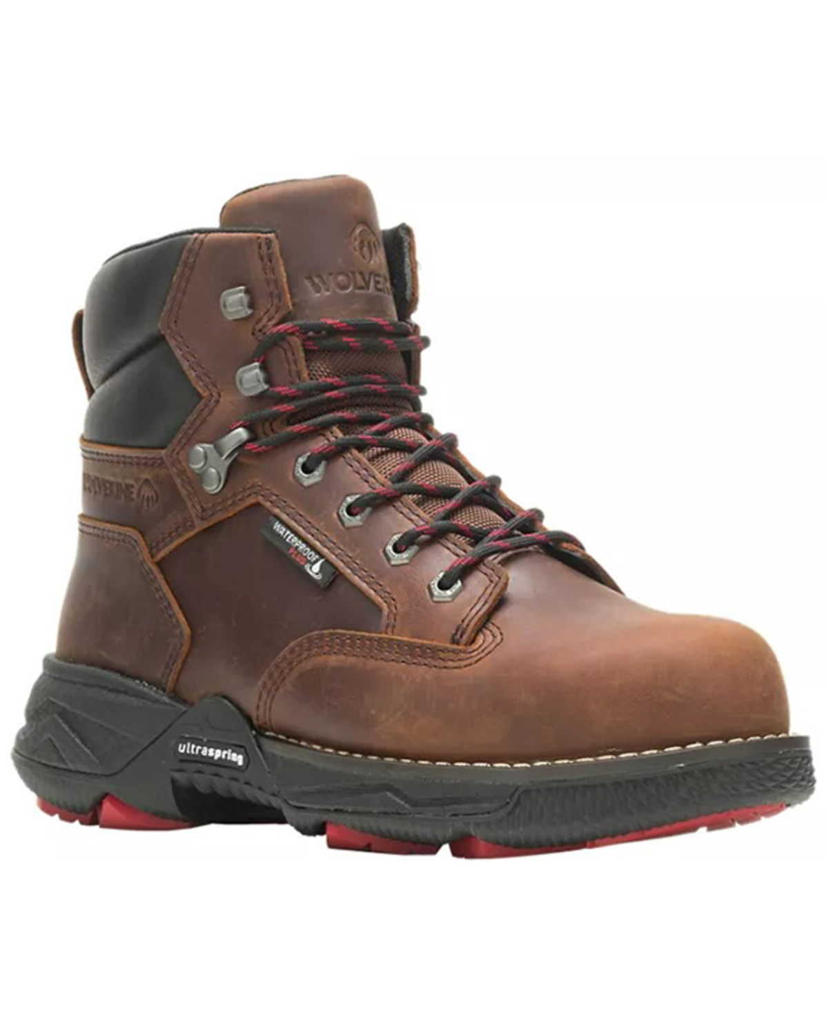 Wolverine Men's 6" Hellcat DuraShocks® UltraSpring™ Waterproof Work Boots - Composite Toe