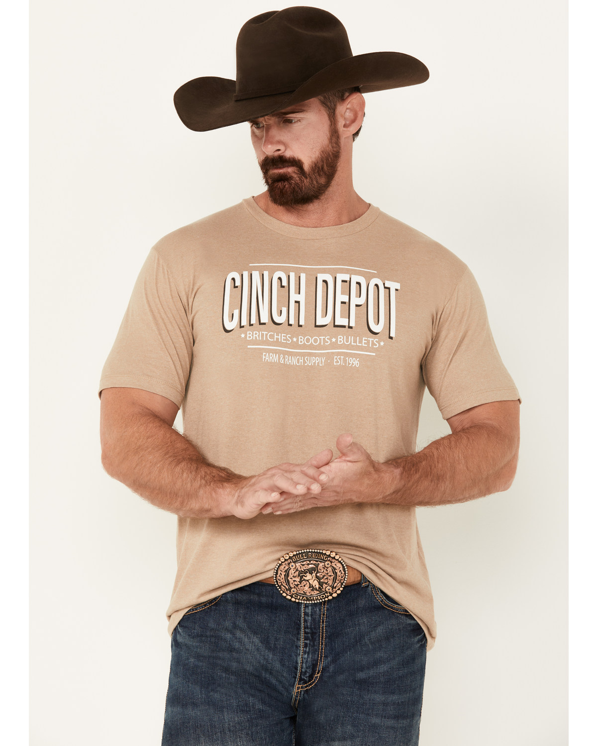 Cinch Men's Depot Short Sleeve Graphic T-Shirt
