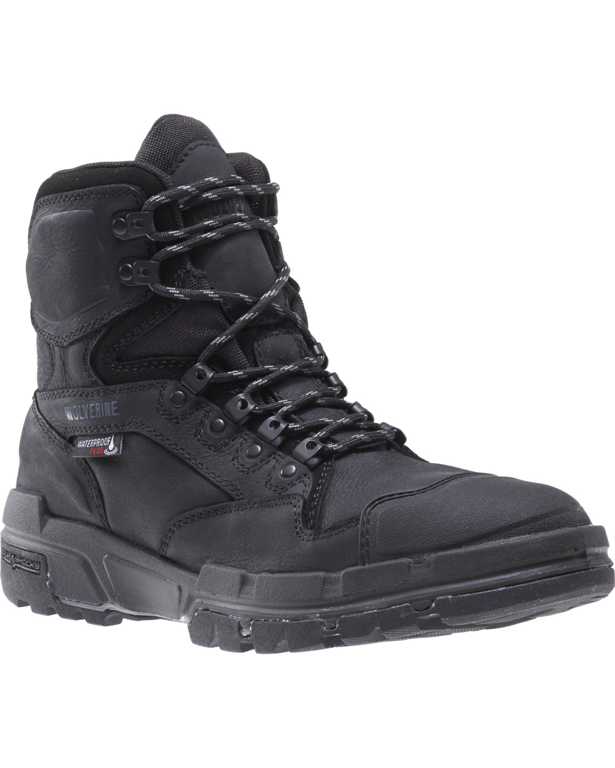 Wolverine Men's Black Legend Durashocks CarbonMax 6" Work Boots - Safety Toe