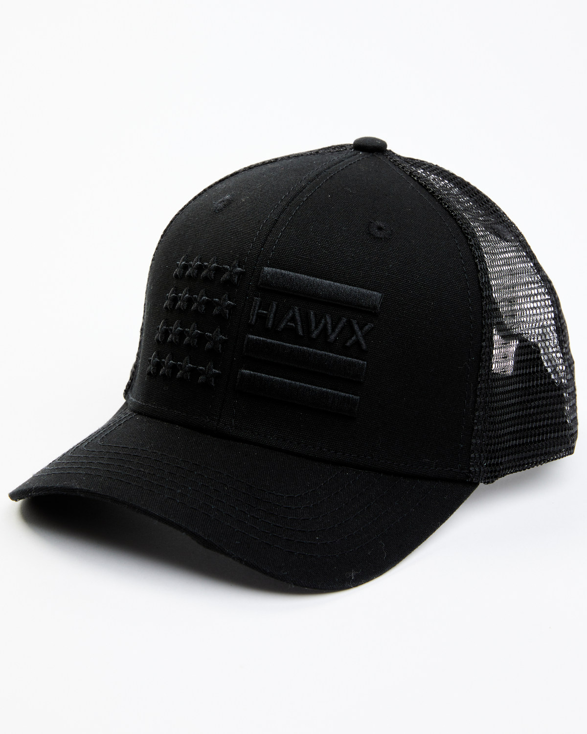 Hawx Men's Stars & Stripes Logo Embroidered Mesh-Back Ball Cap