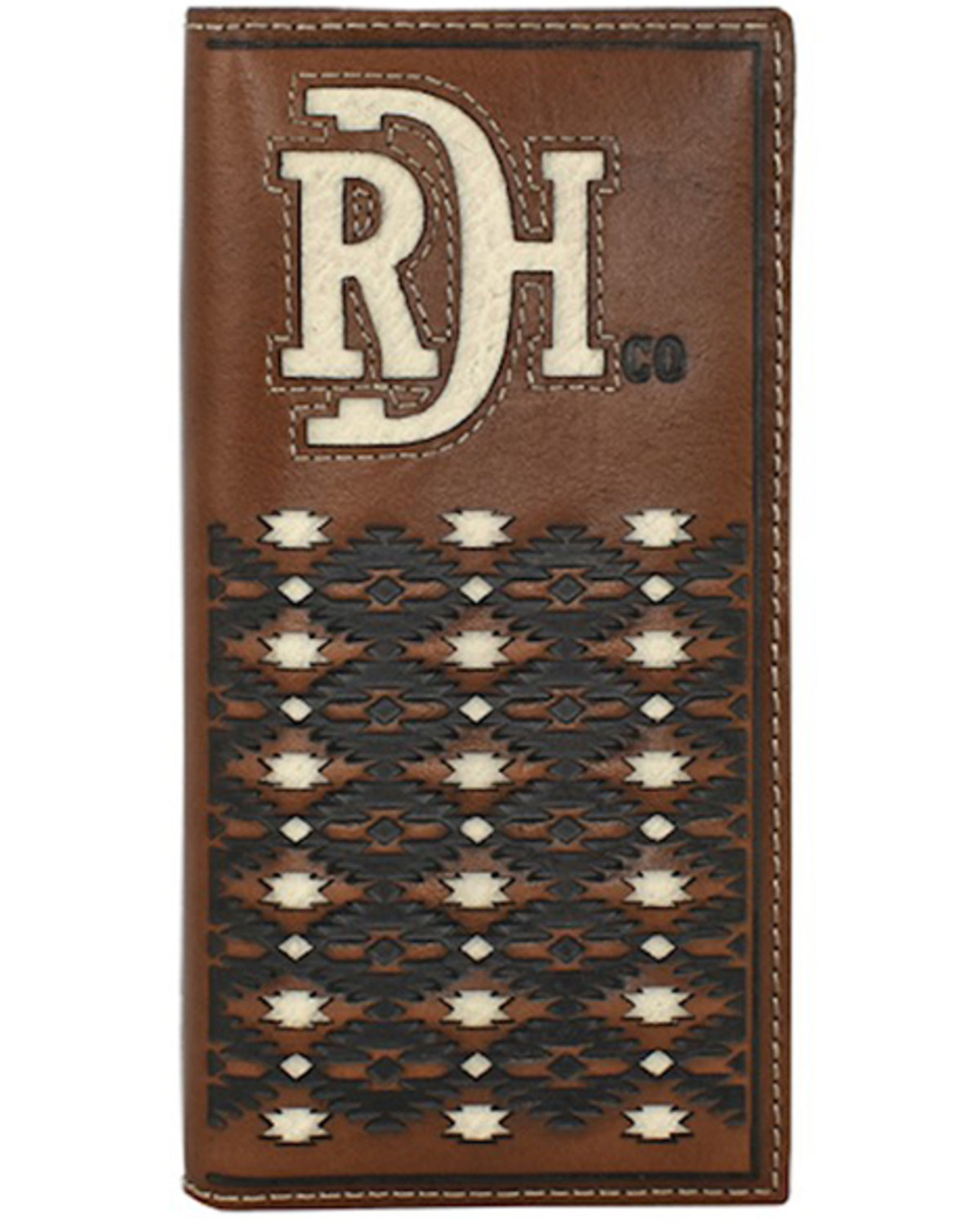 Red Dirt Hat Men's Inlay Rodeo Wallet
