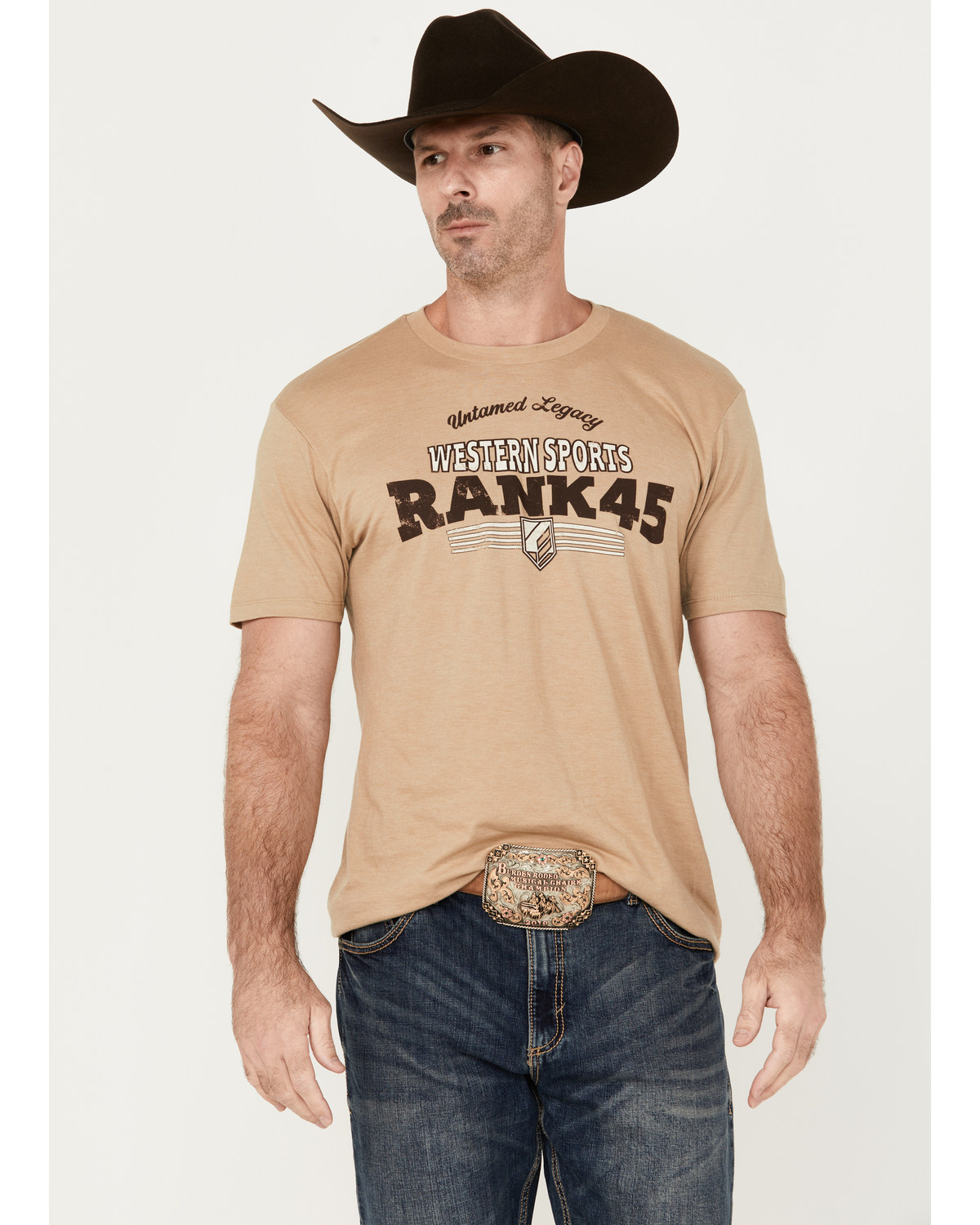 RANK 45® Men's Varsity Logo Short Sleeve Graphic T-Shirt