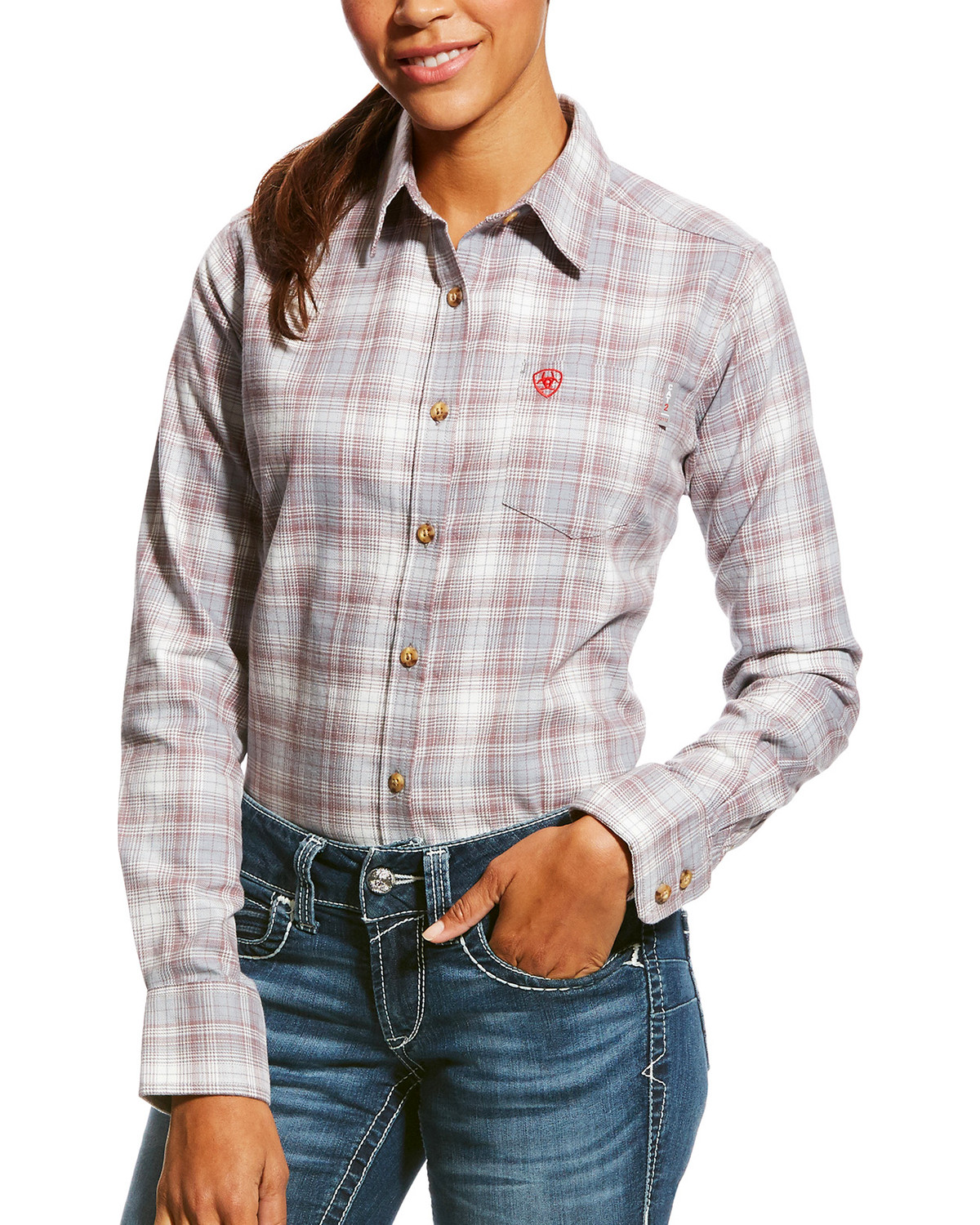 womens denim work shirt