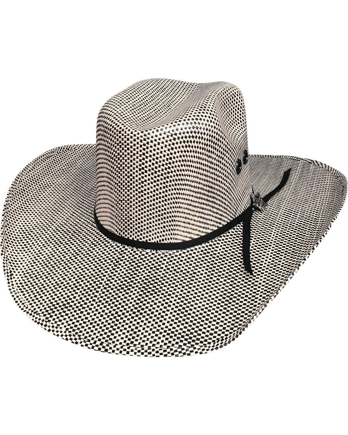 mens black straw cowboy hats