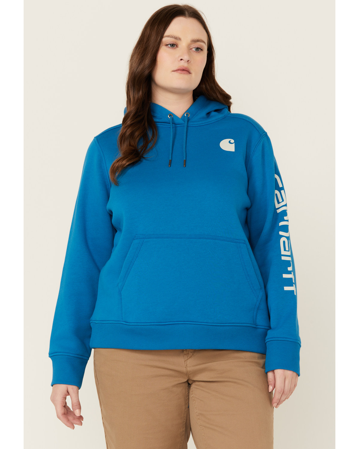 Carhartt Women's Relaxed Fit Midweight Logo Graphic Hoodie
