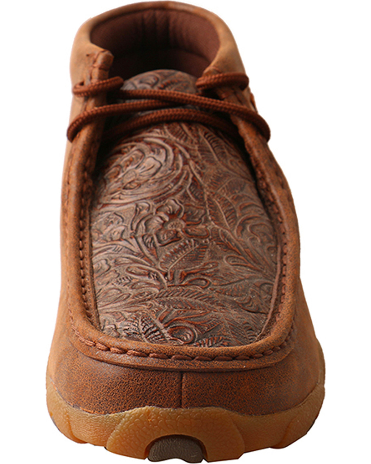 twisted x women's embroidered filigree driving mocs