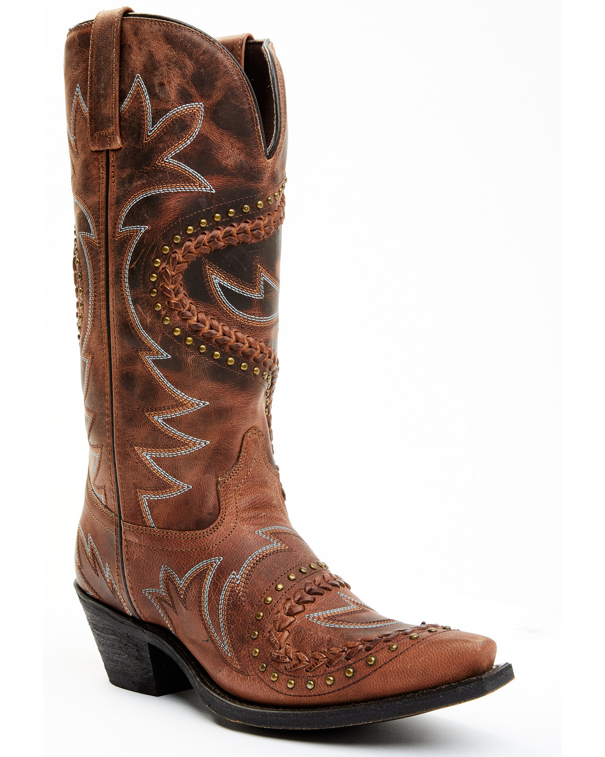 Laredo Women's Distressed Sidewinder Western Boots - Snip Toe