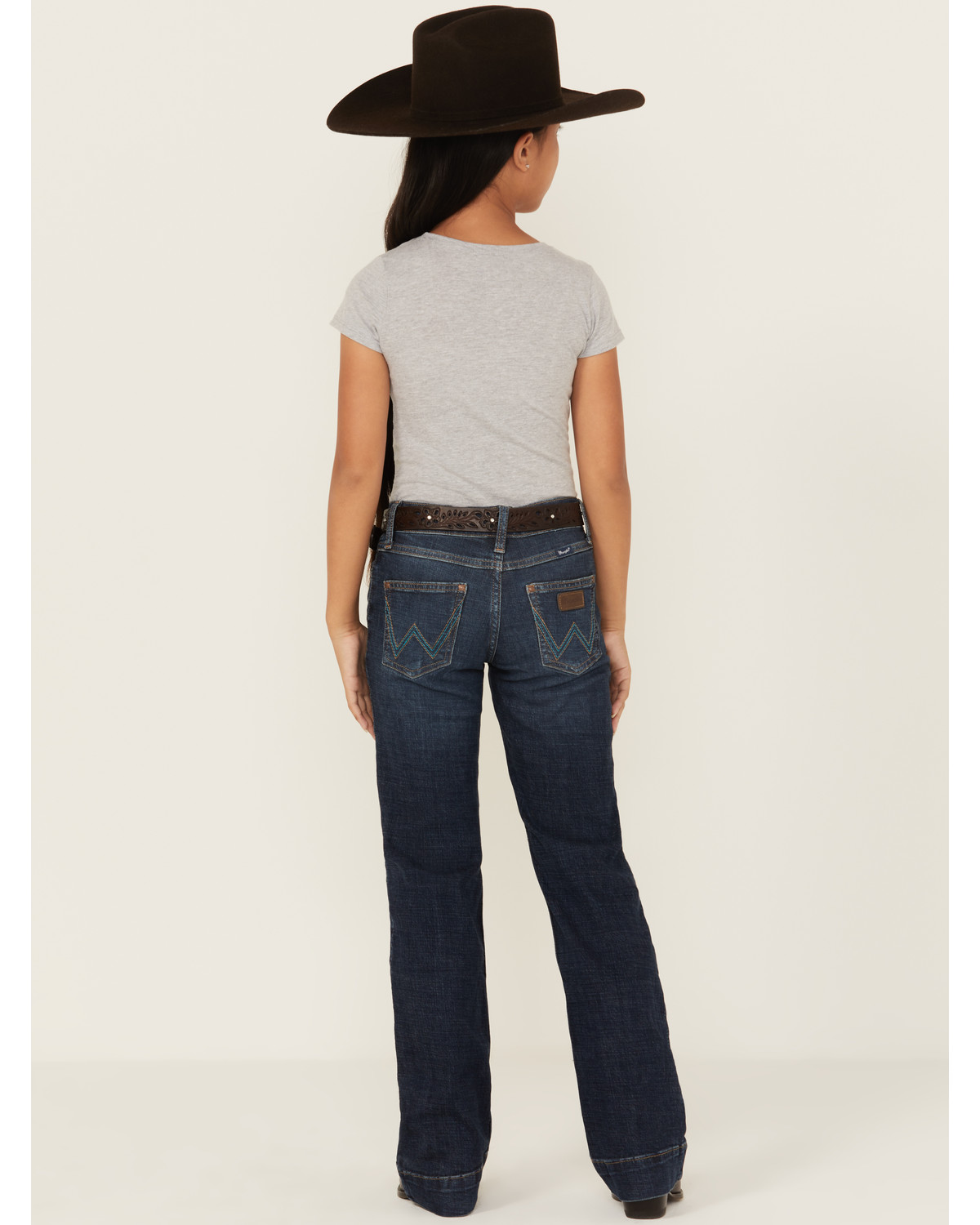 Wrangler Girls' Trouser Stretch Denim Jeans