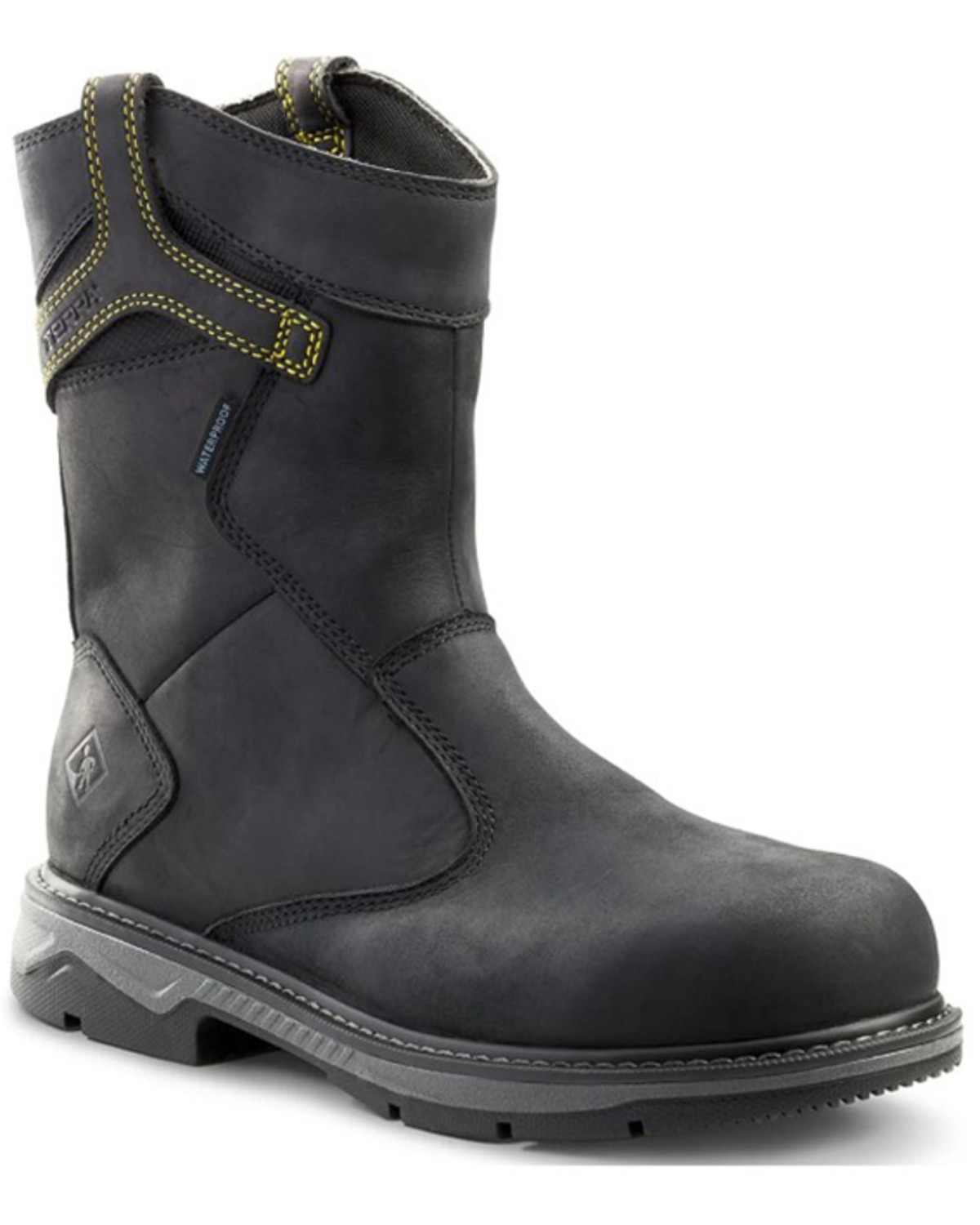Kodiak Men's 8" Patton Wellington Waterproof Work Boots - Aluminum Toe