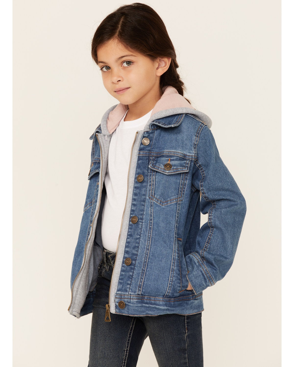 Urban Republic Girls' Medium Wash Denim 