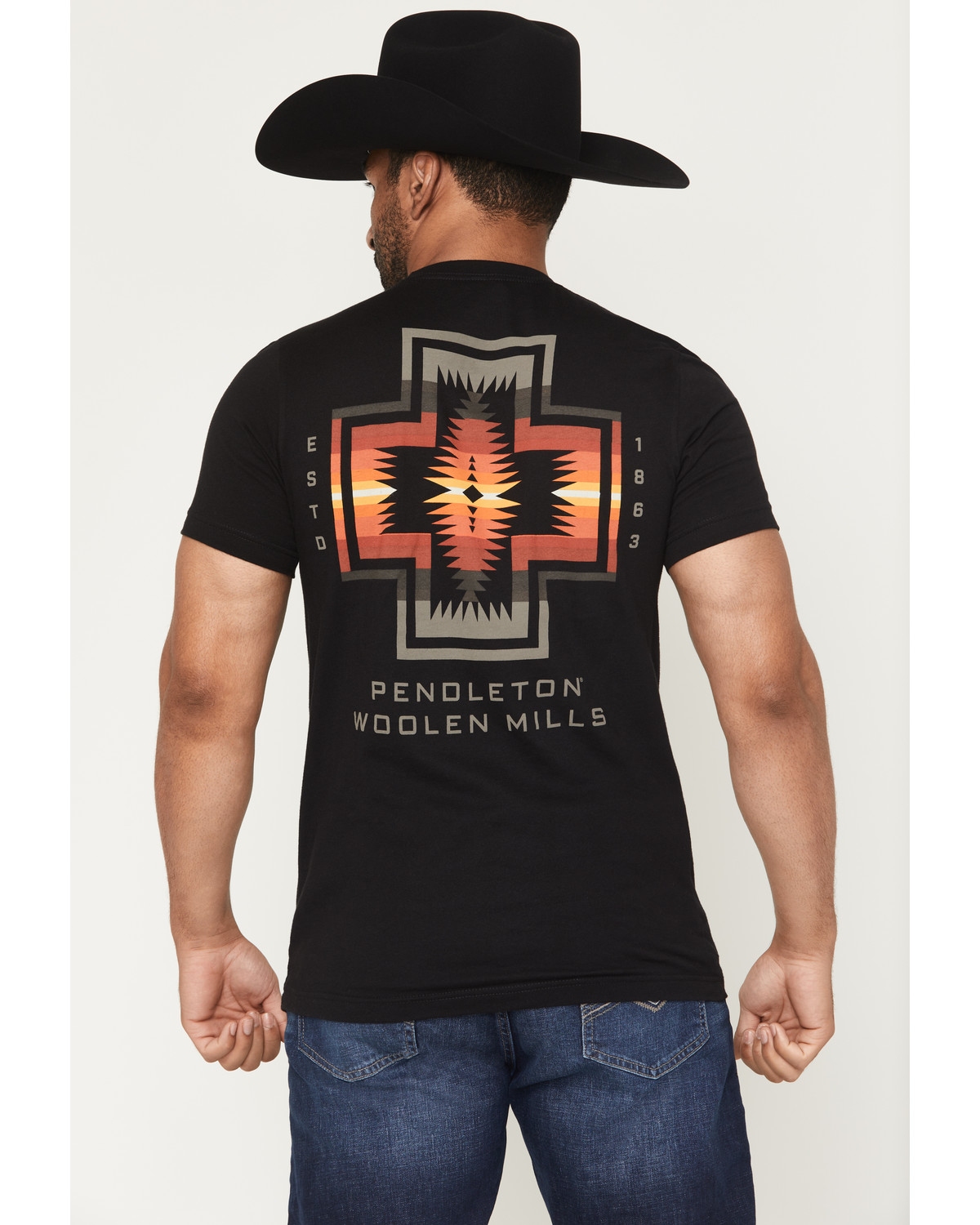 Pendleton Men's Harding Ombre Short Sleeve Graphic T-Shirt