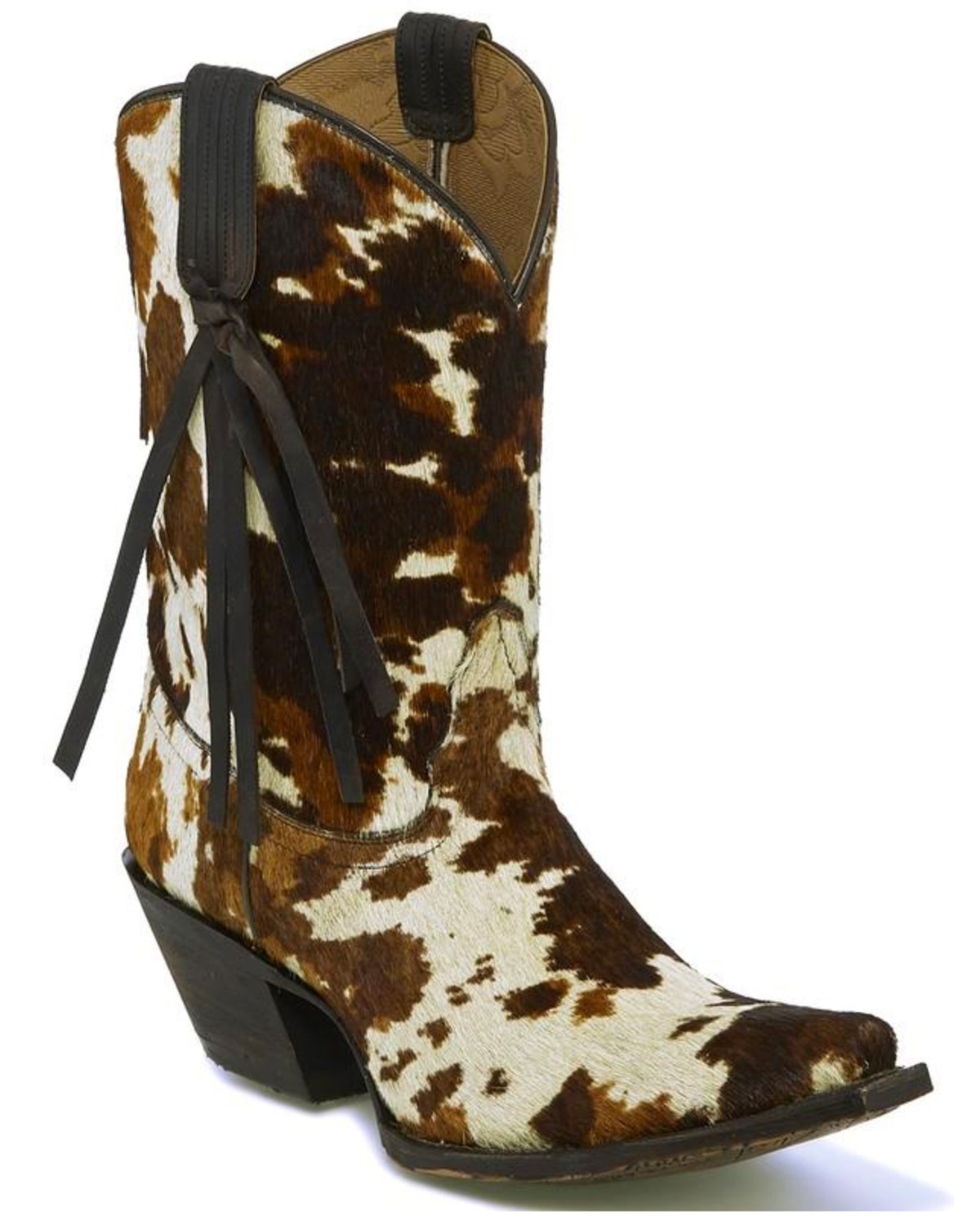 calf hair cowboy boots