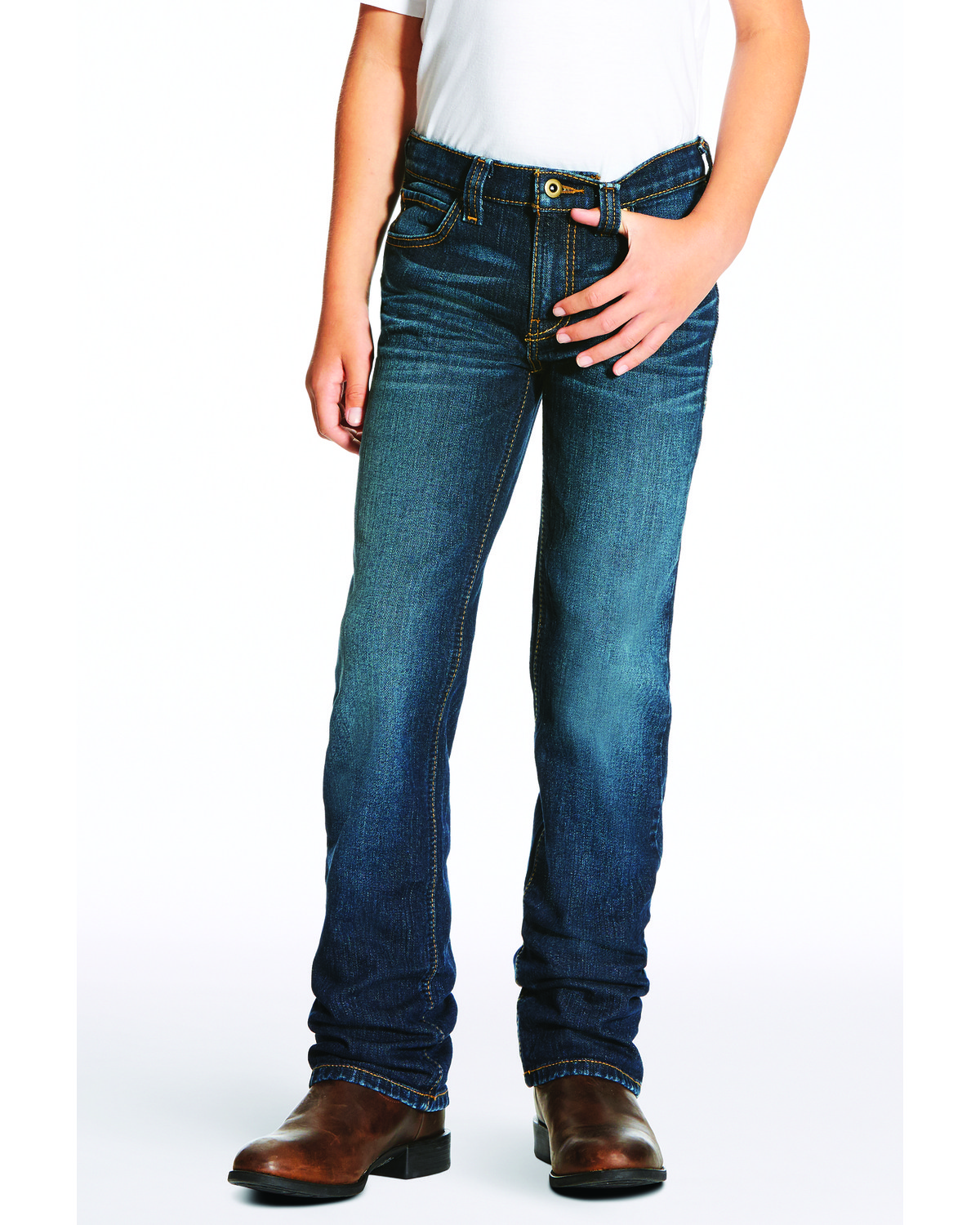 Ariat Boys' B5 Durham Slim Straight Jeans Boot Barn