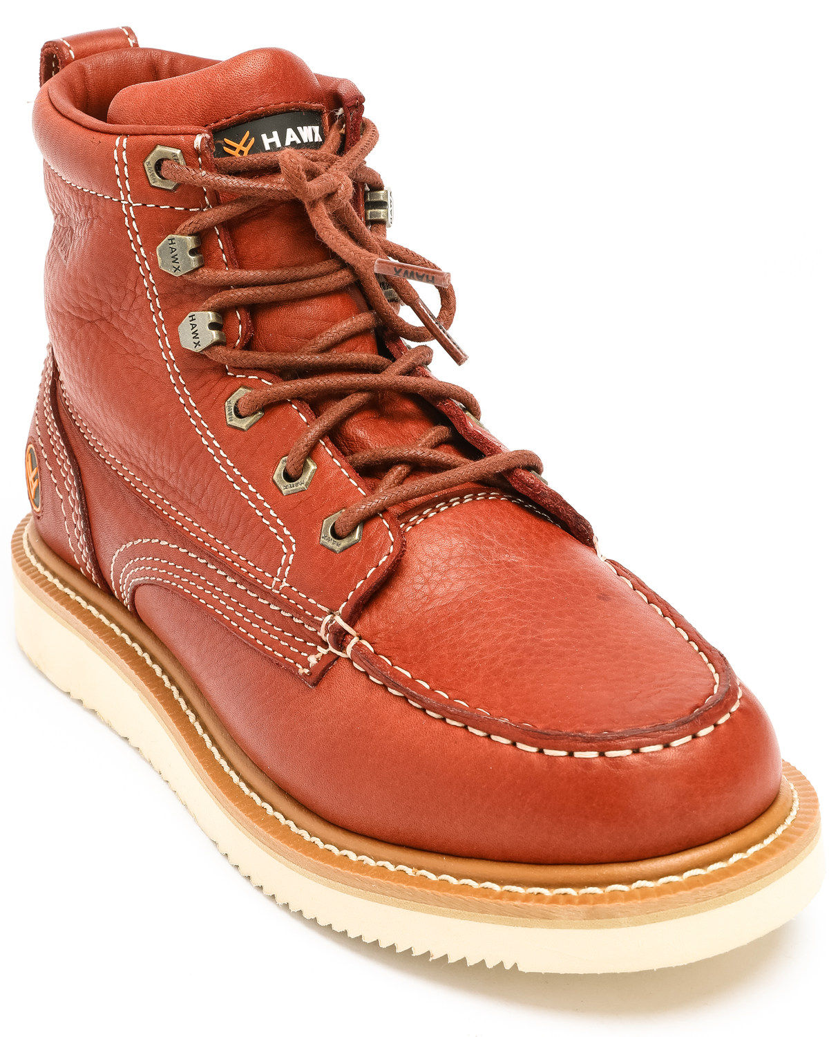 Hawx Men's Grade Moc Wedge Work Boots 