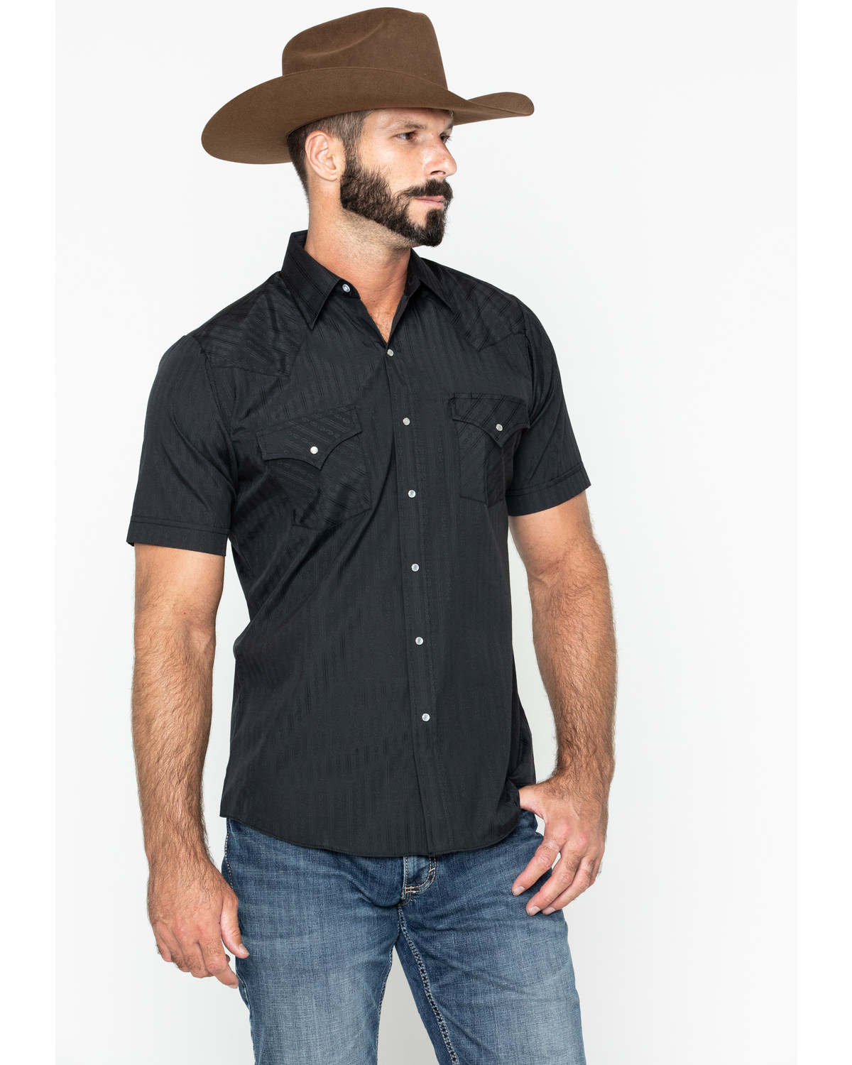 Ely Cattleman Men's Tone On Western Shirt
