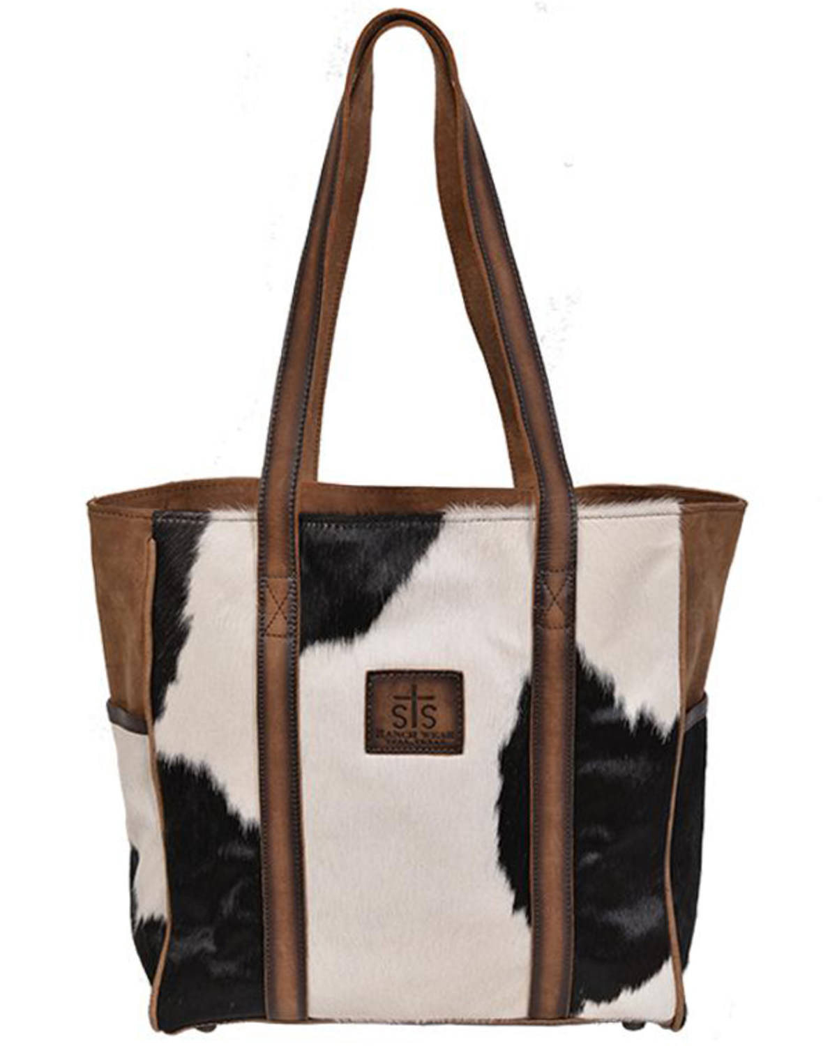 cowhide tote bag