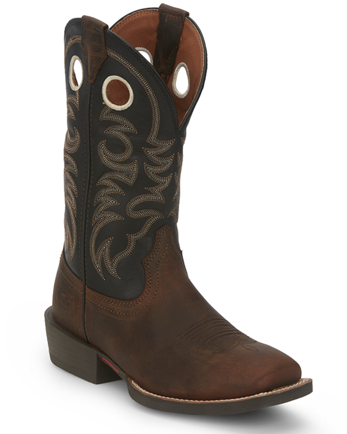 Justin Men's Muley Performance Western Boots - Broad Square Toe