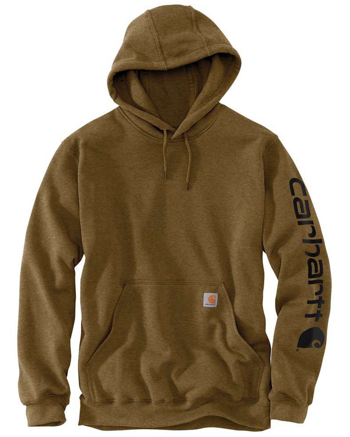 Carhartt Men's Loose Fit Midweight Logo Sleeve Graphic Hooded Sweatshirt - Big | Boot Barn