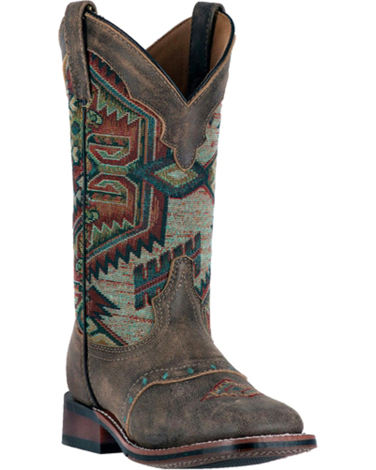 Scout Aztec Square Toe Boots | Boot Barn