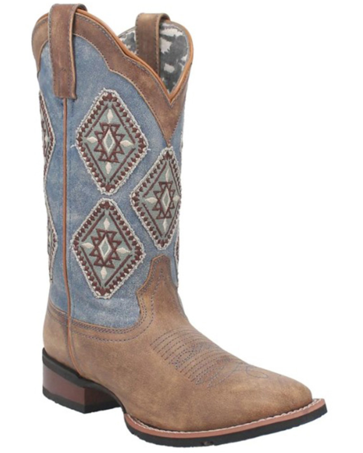 Laredo Women's Santa Fe Western Boots - Broad Square Toe