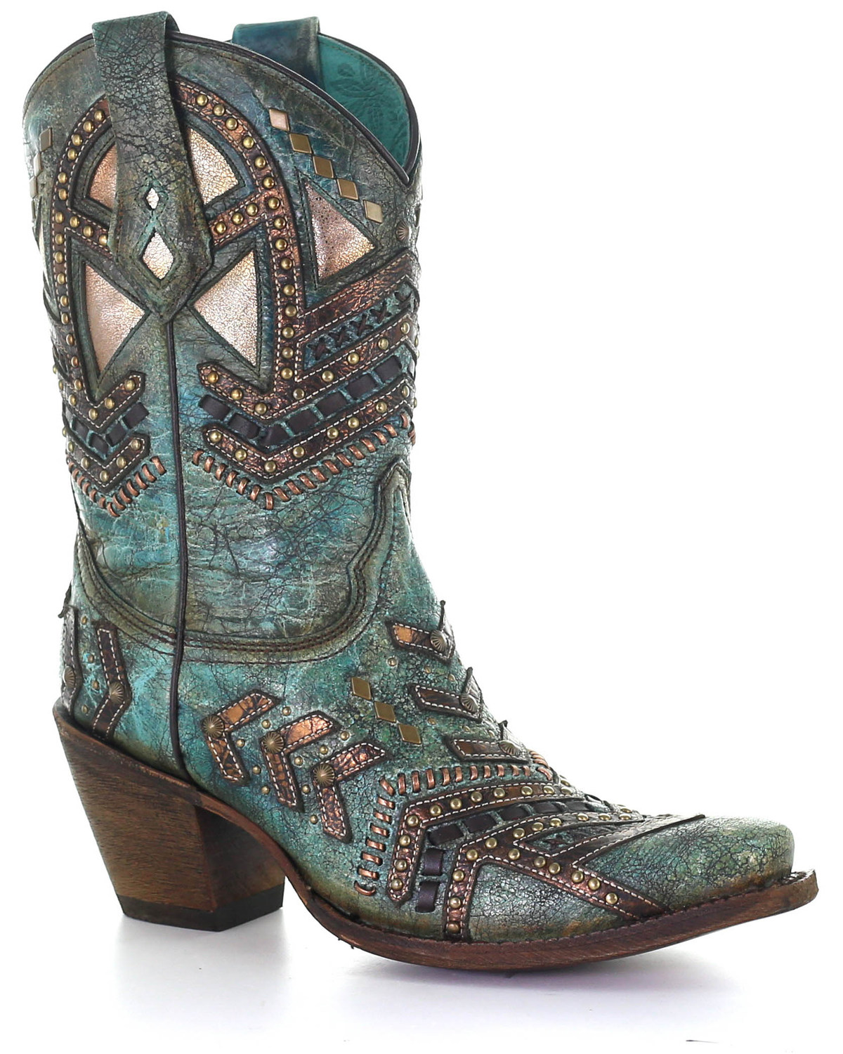 womens turquoise western boots