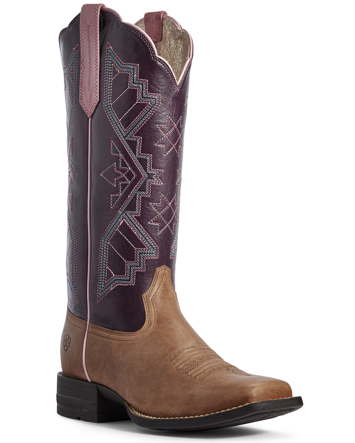 Ariat Women's Jackpot Sandstone Western Boots - Wide Square Toe | Boot Barn