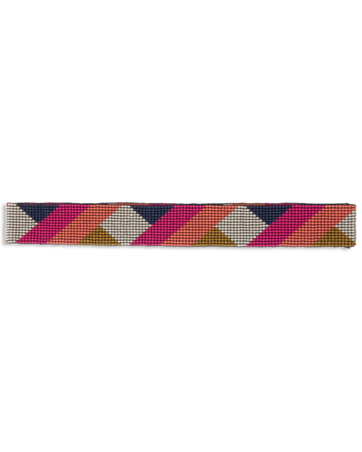 Ink + Alloy Women's Pink & Peach Stripe Seed Hatband