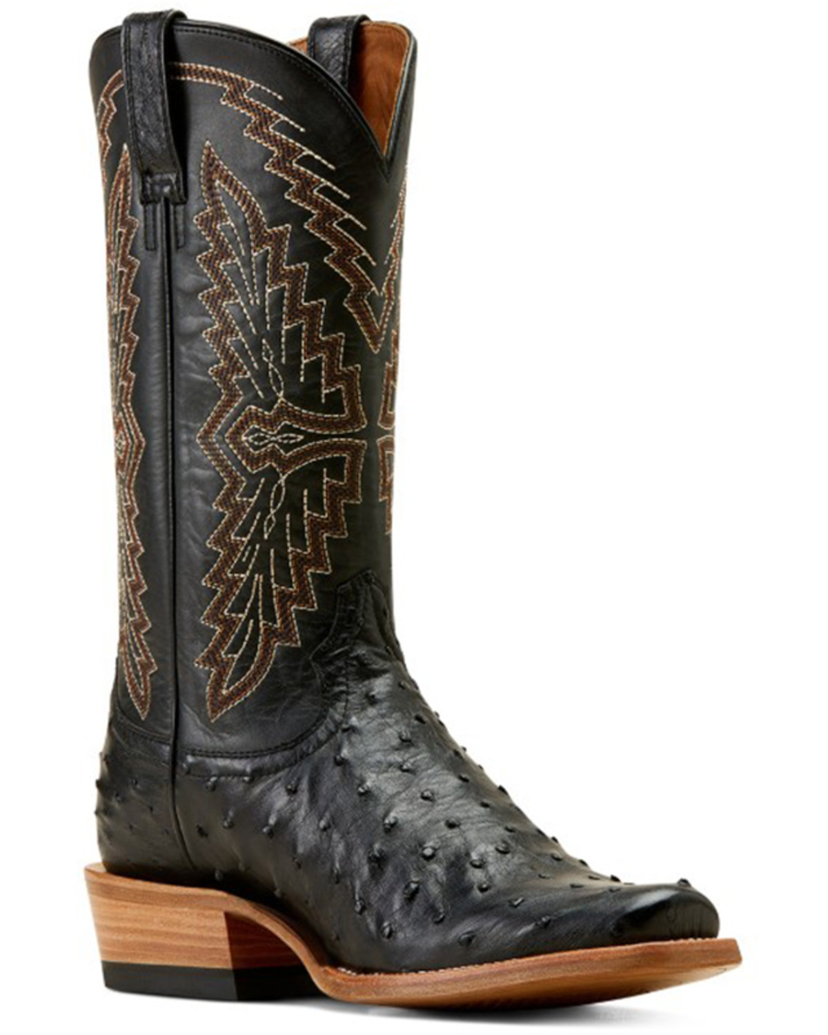 Ariat Men's Futurity Done Right Exotic Ostrich Western Boots - Square Toe