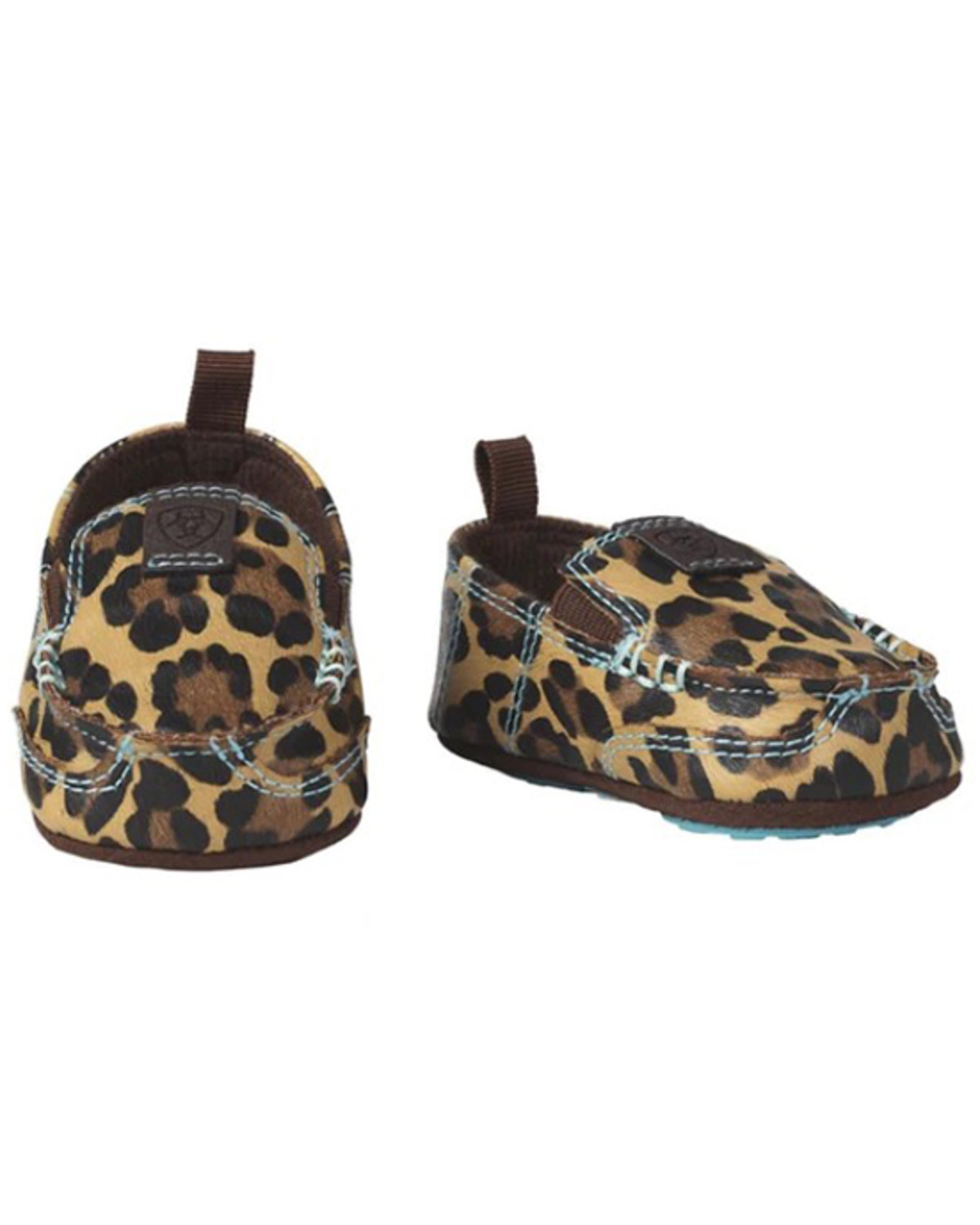 Ariat Infant-Girls' Lil Stomper Natalie Leopard Print Slip-On Shoes
