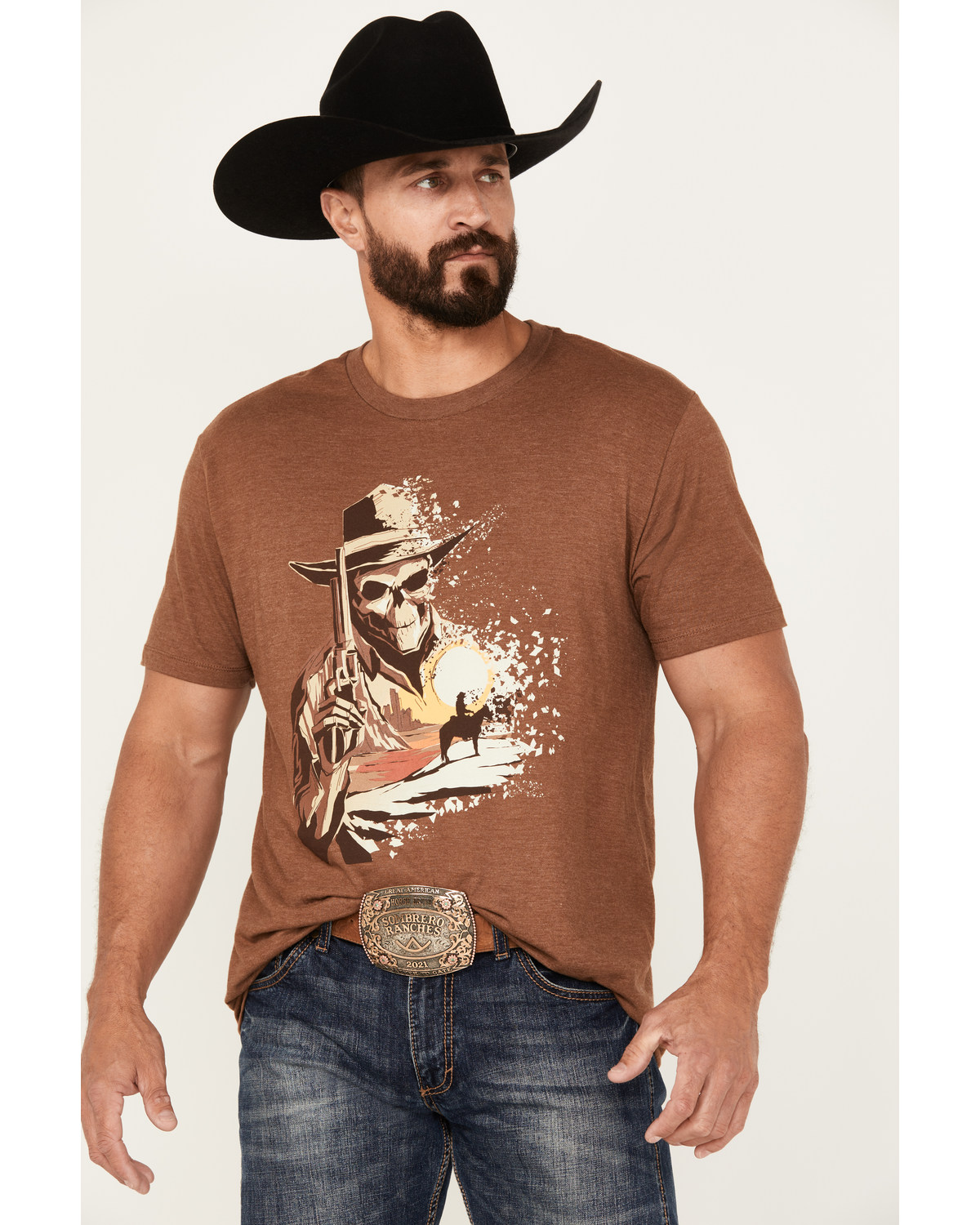 Cody James Men's Desert Ride Short Sleeve Graphic T-Shirt