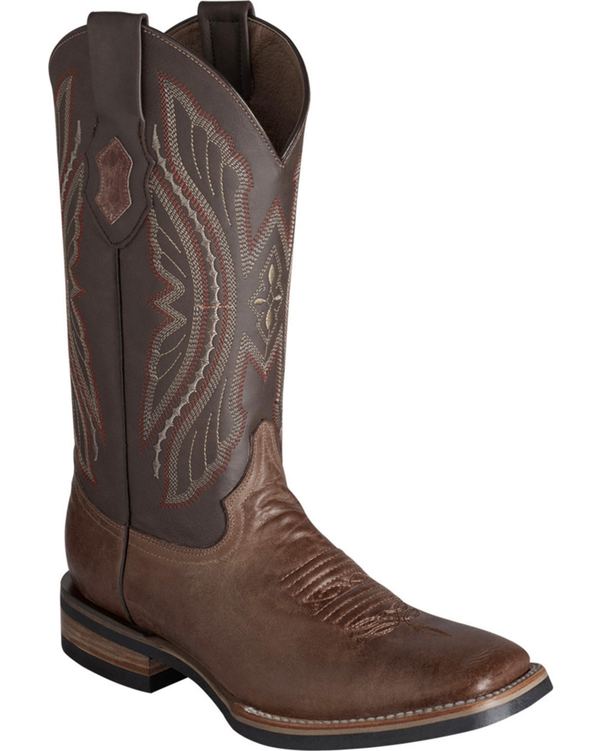 kangaroo leather boots cowboy