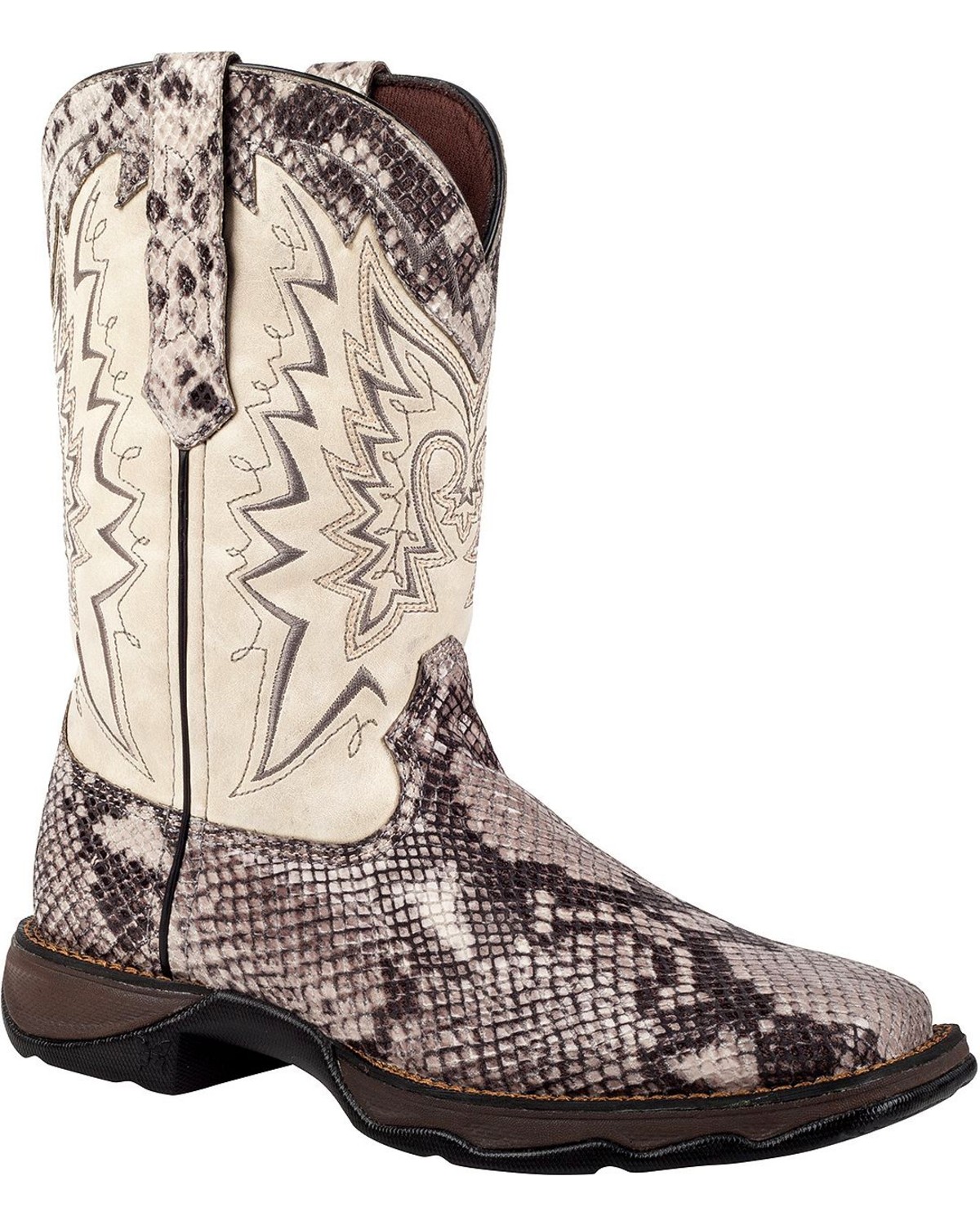 snake print cowgirl boots