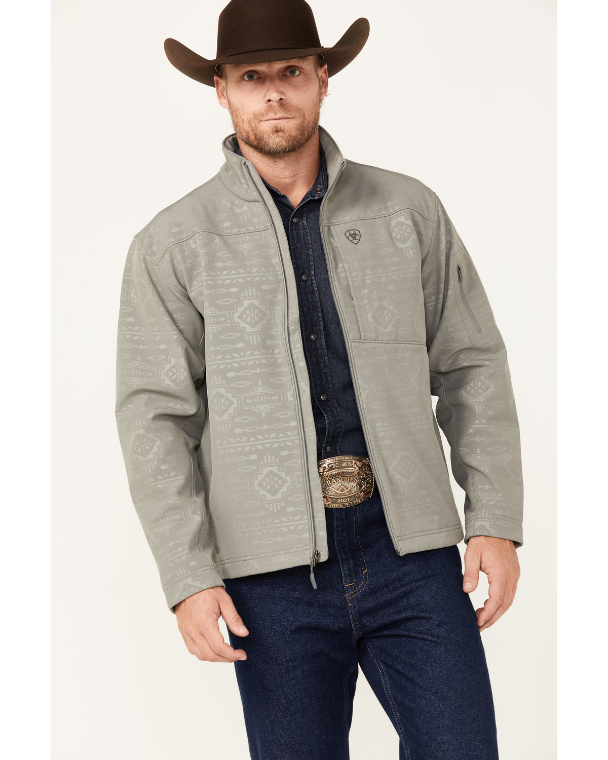 Ariat Men's Vernon 2.0 Softshell Southwestern Jacket