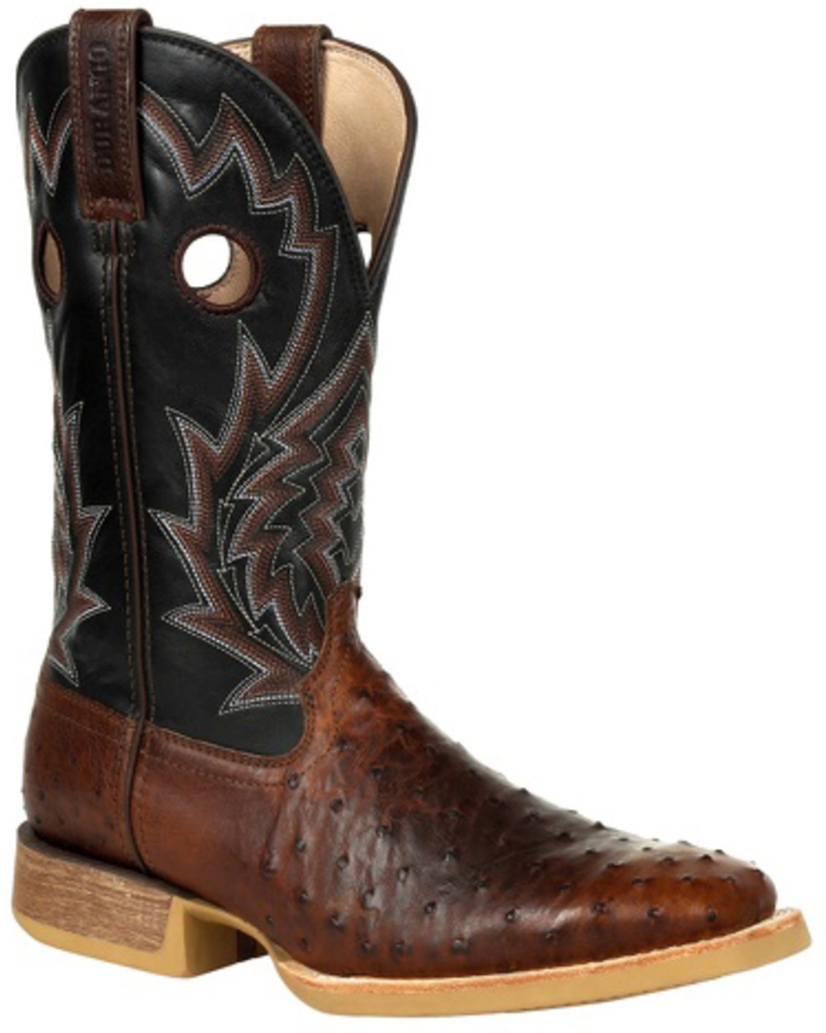 Durango Men's Rebel Pro Ostrich Western Boots - Square Toe