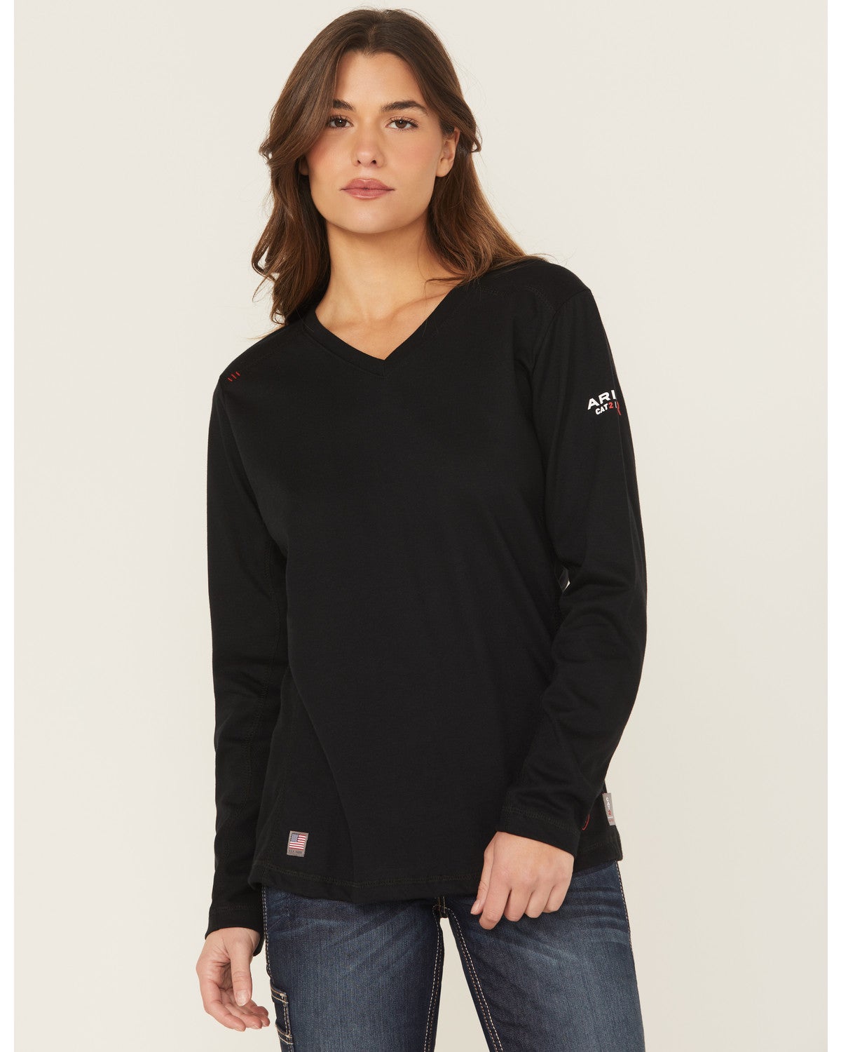 Ariat Women's Black FR AC Long Sleeve 