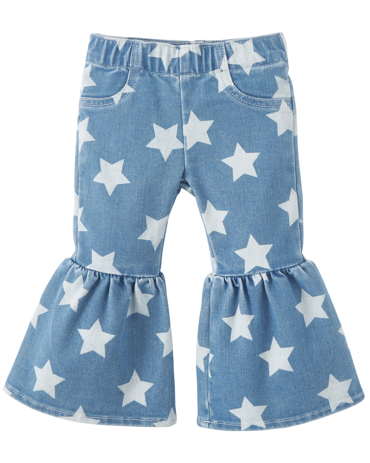 Wrangler Toddler Girls' Star Print Flare Jeans