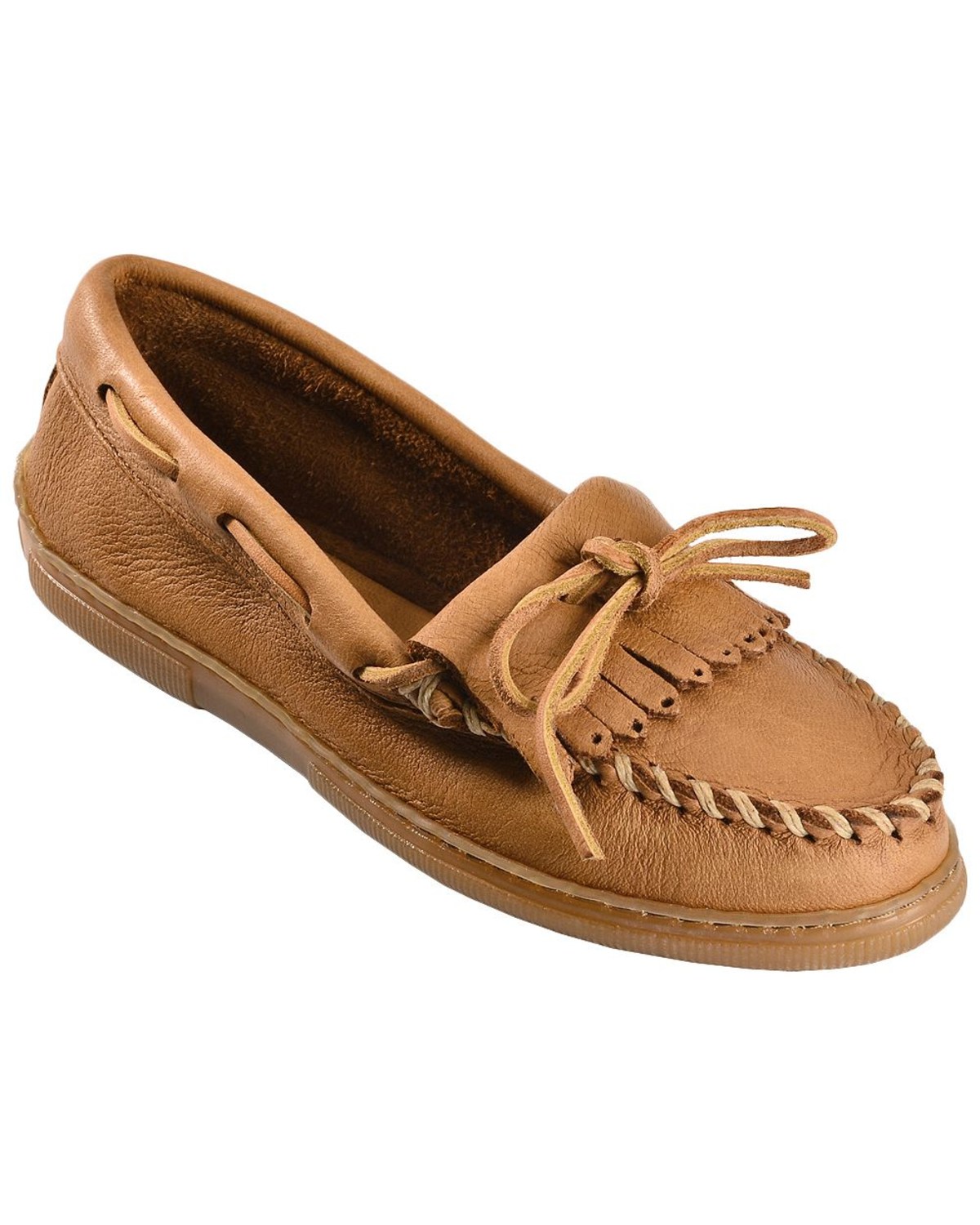 natural moosehide moccasins