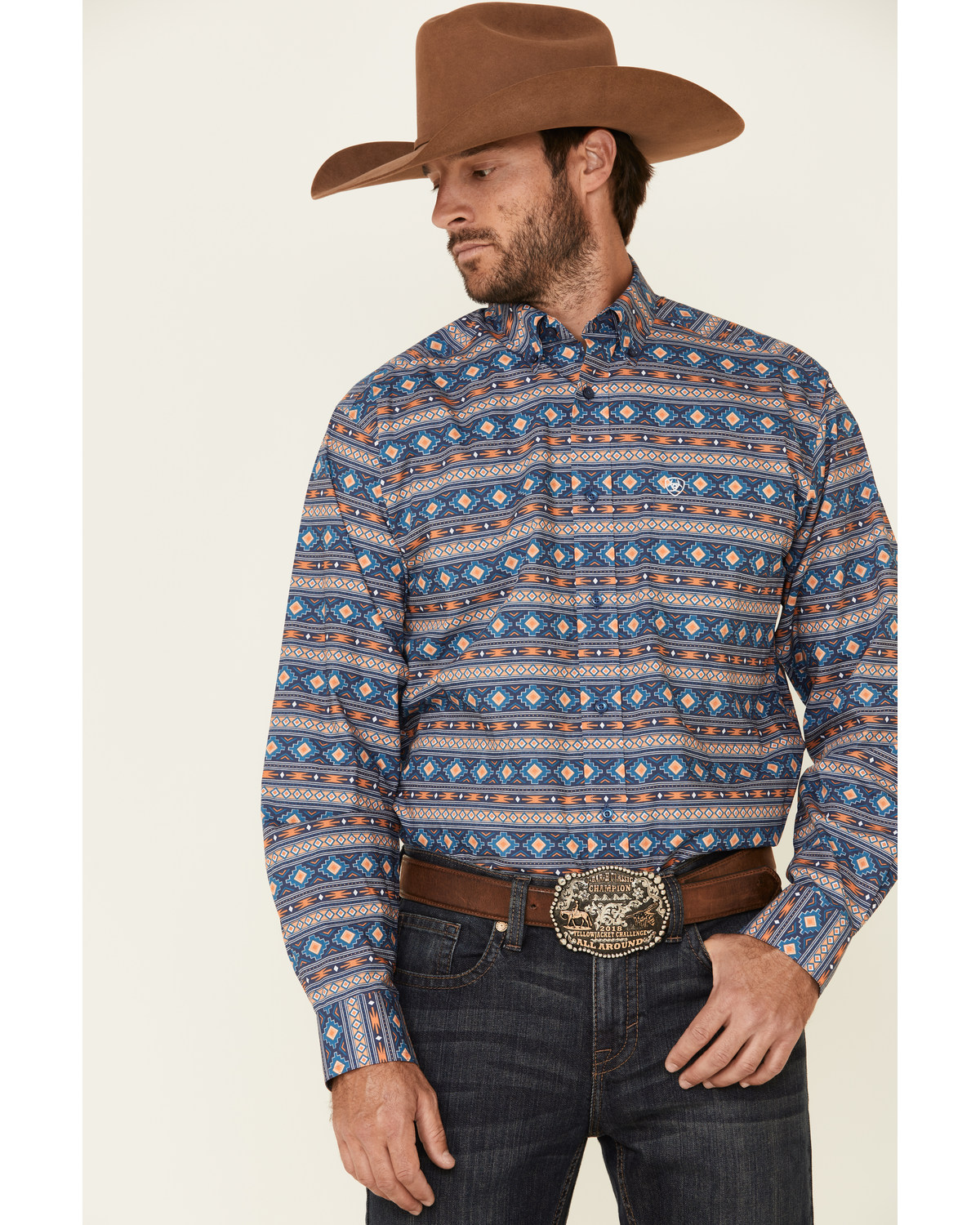 ARIAT Mens Fitted Long Sleeve Shirt 