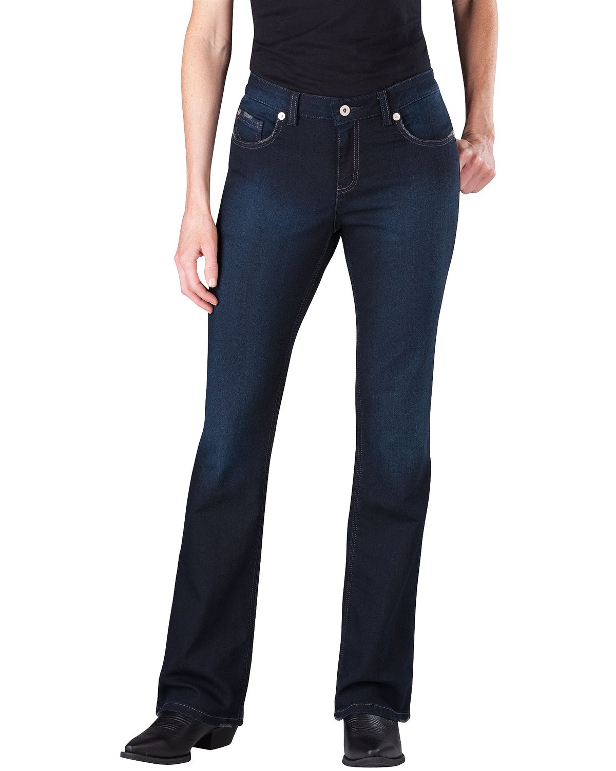 slim fit bootcut jeans