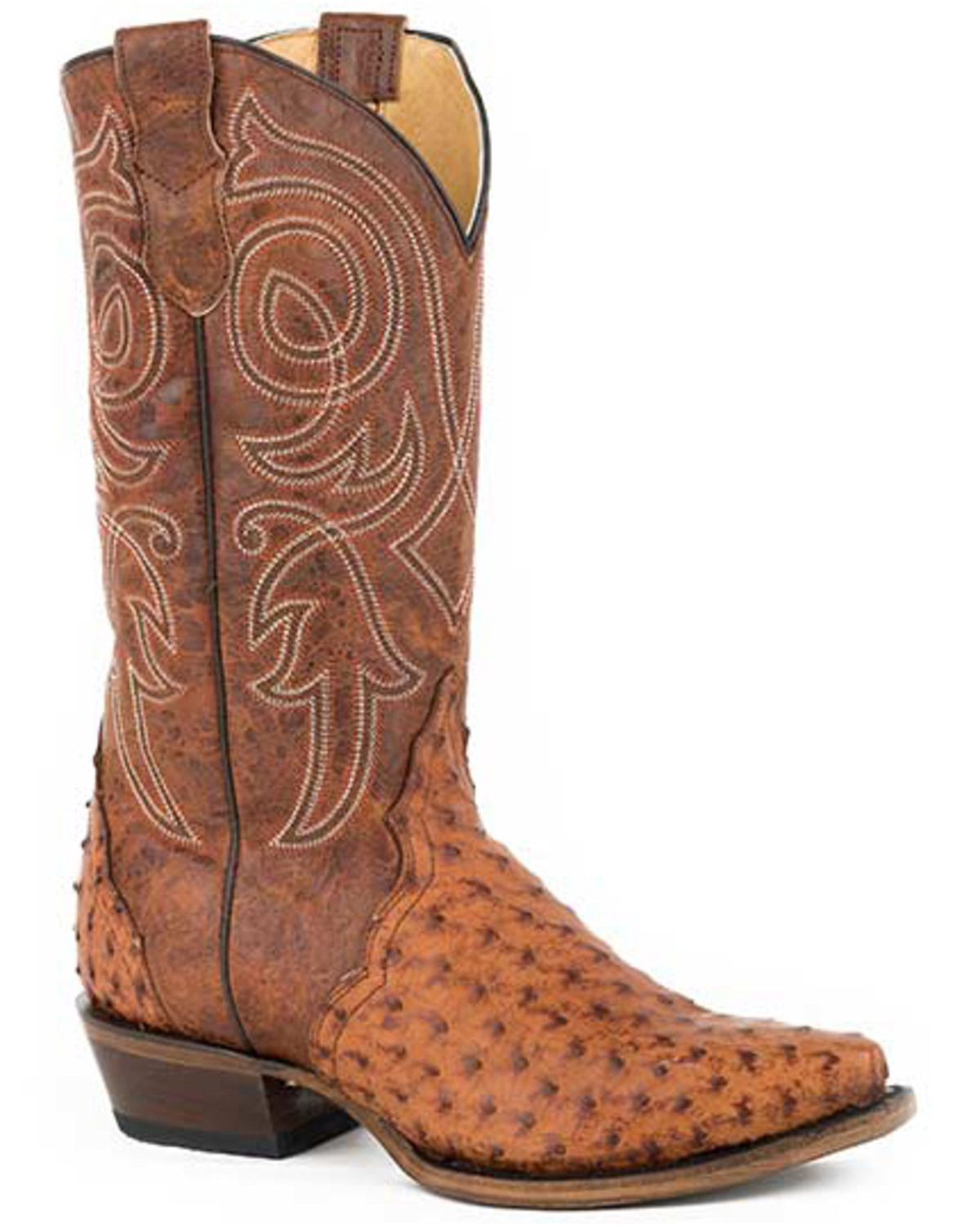 womens ostrich western boots