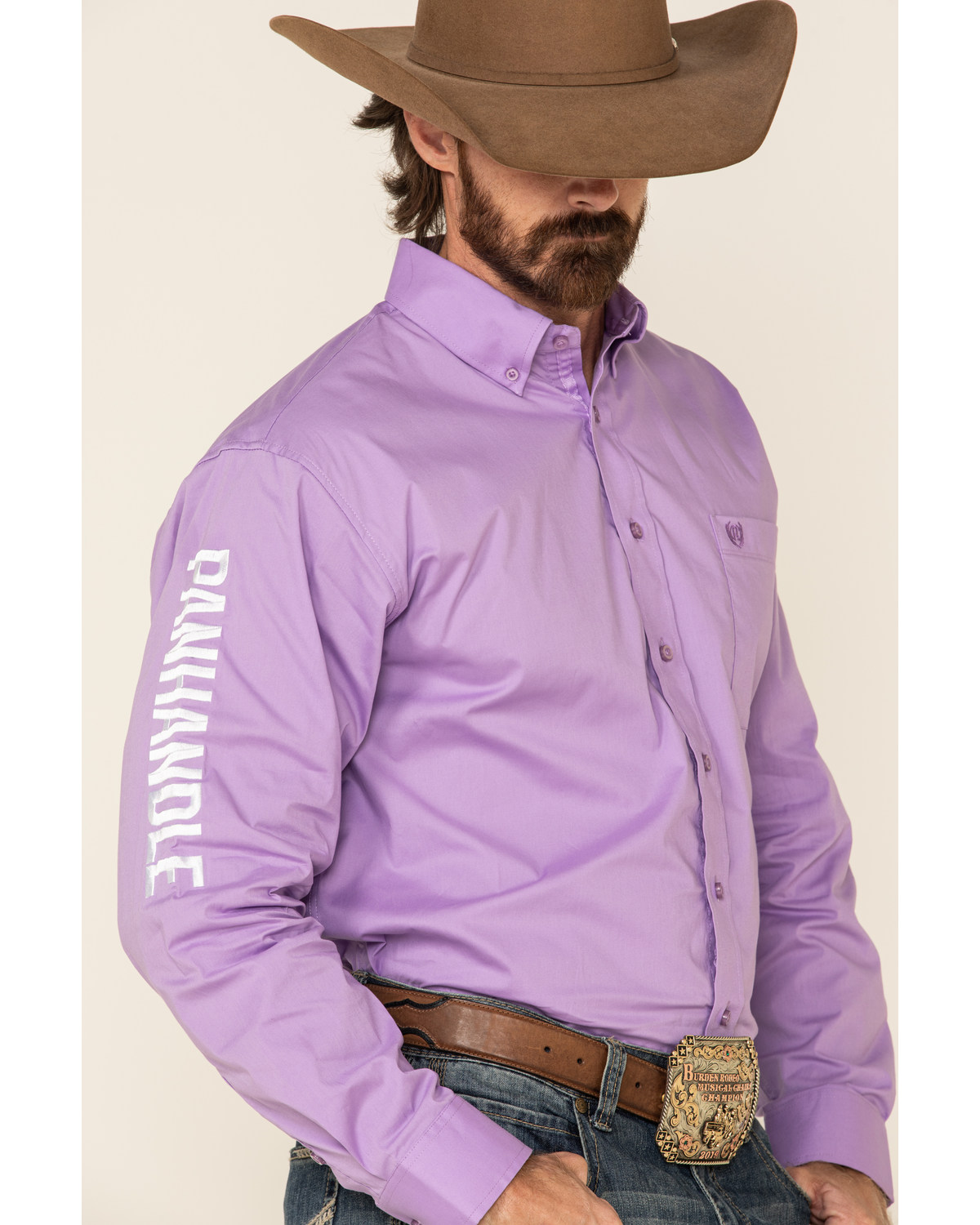 lavender western shirt