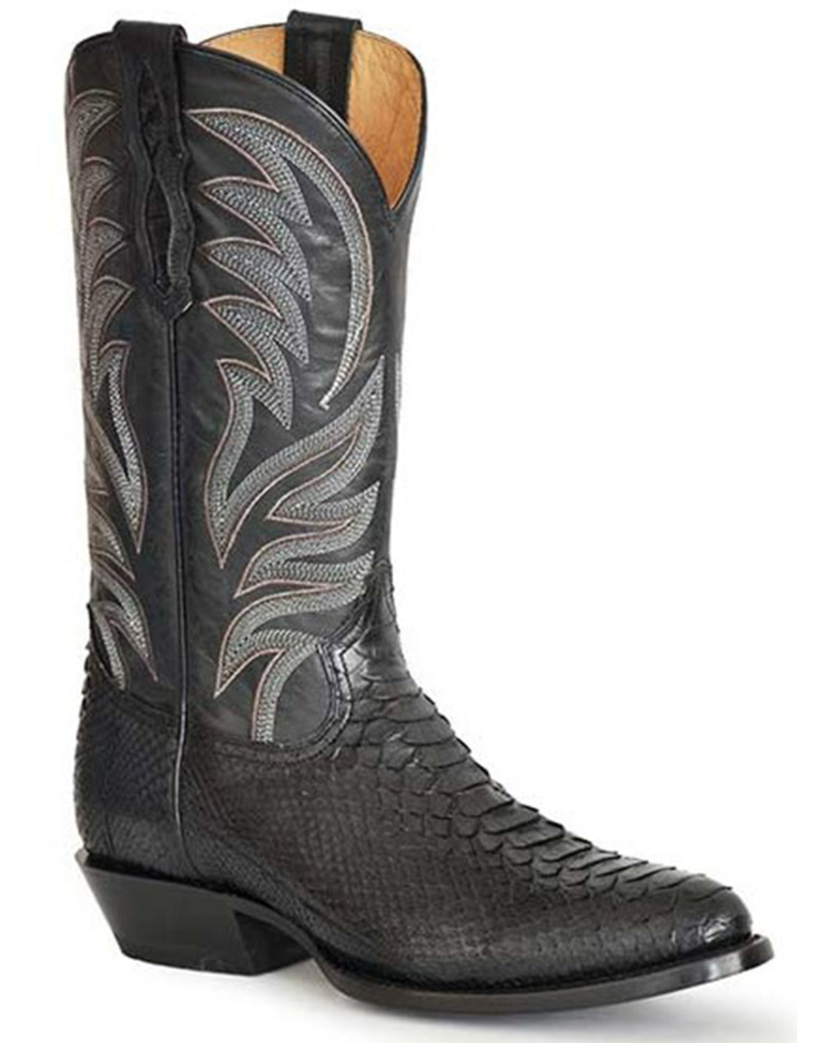 Roper Men's Peyton Python Exotic Western Boots - Round Toe