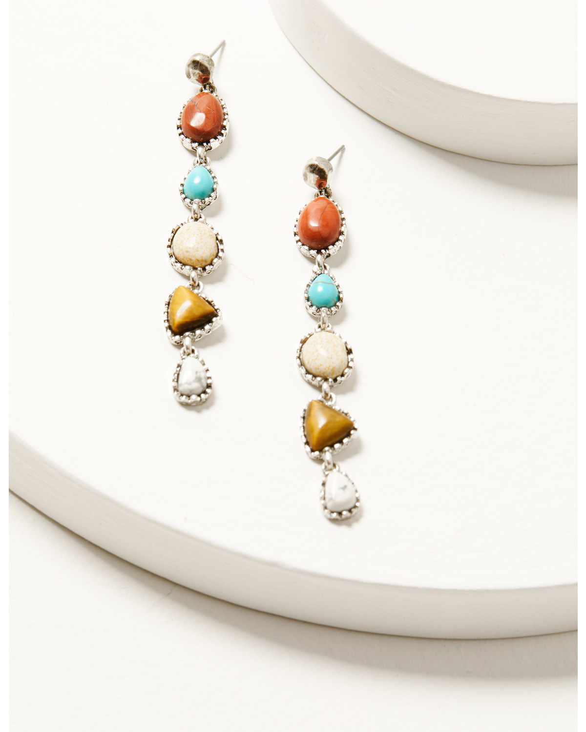 Shyanne Women's Americana Multi-Stone Earrings