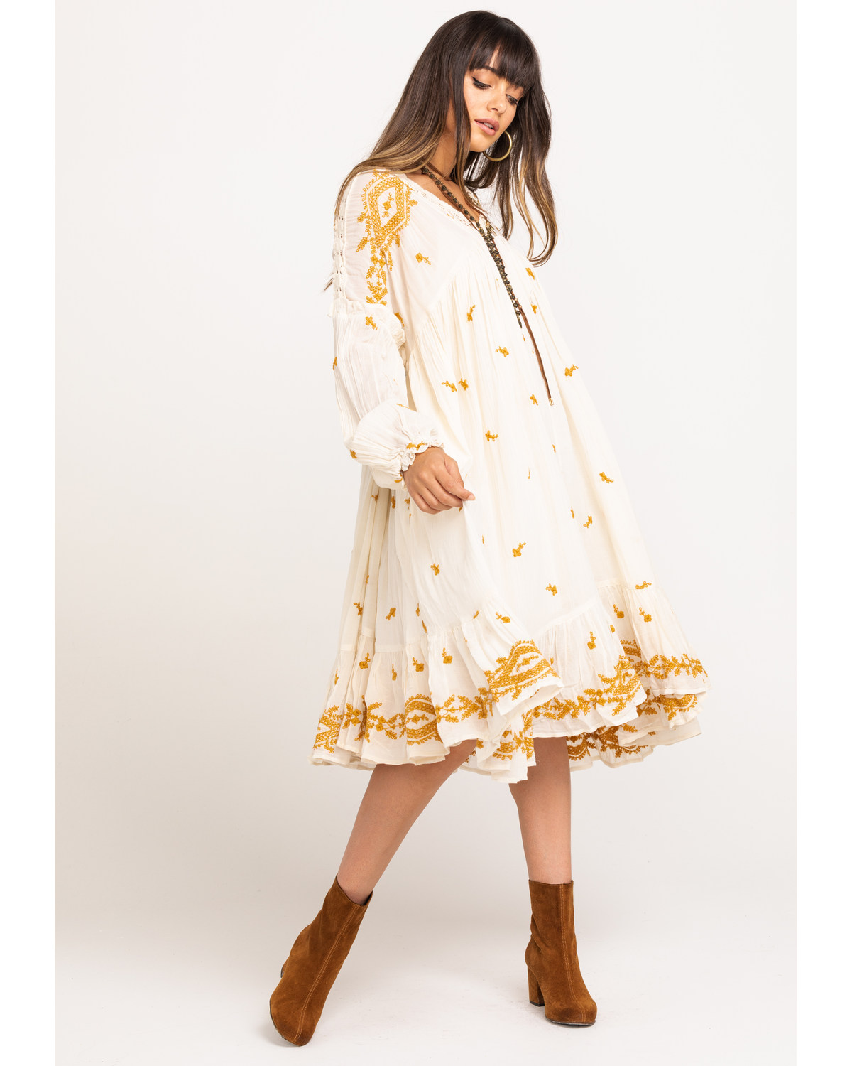 free people lavender midi dress