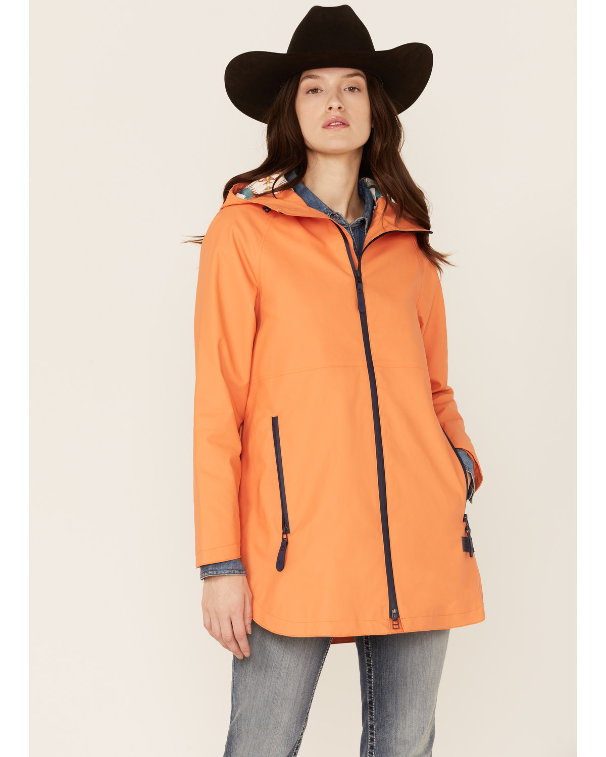 Pendleton Women's Shoalwater Hooded Rain Topper Jacket