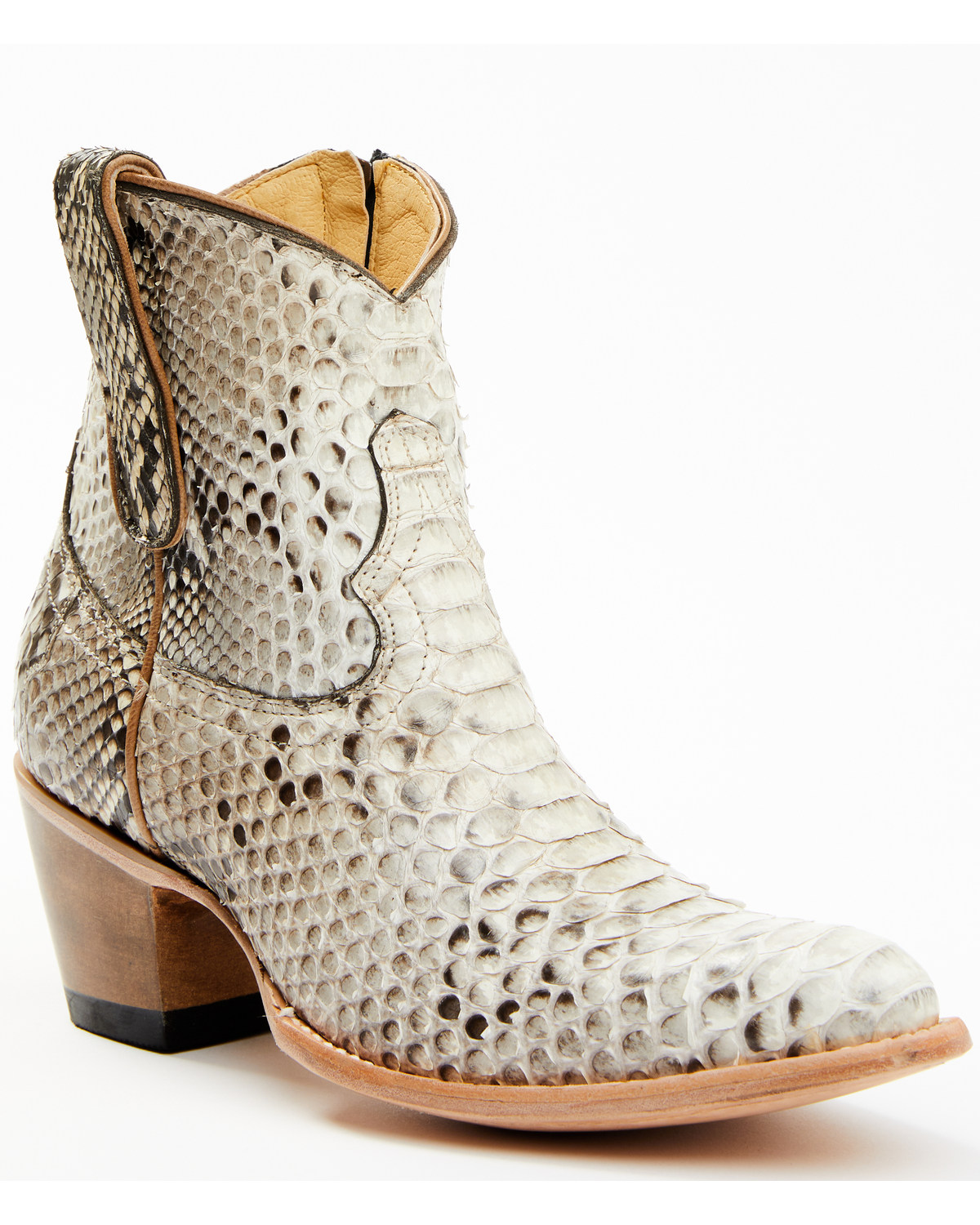 Idyllwind Women's Badass Exotic Python Fashion Booties - Medium Toe