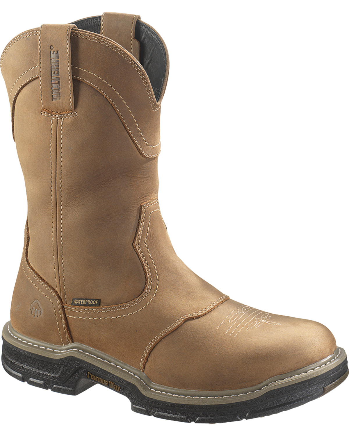 wolverine men s anthem waterproof steel toe wellington boots boot barn